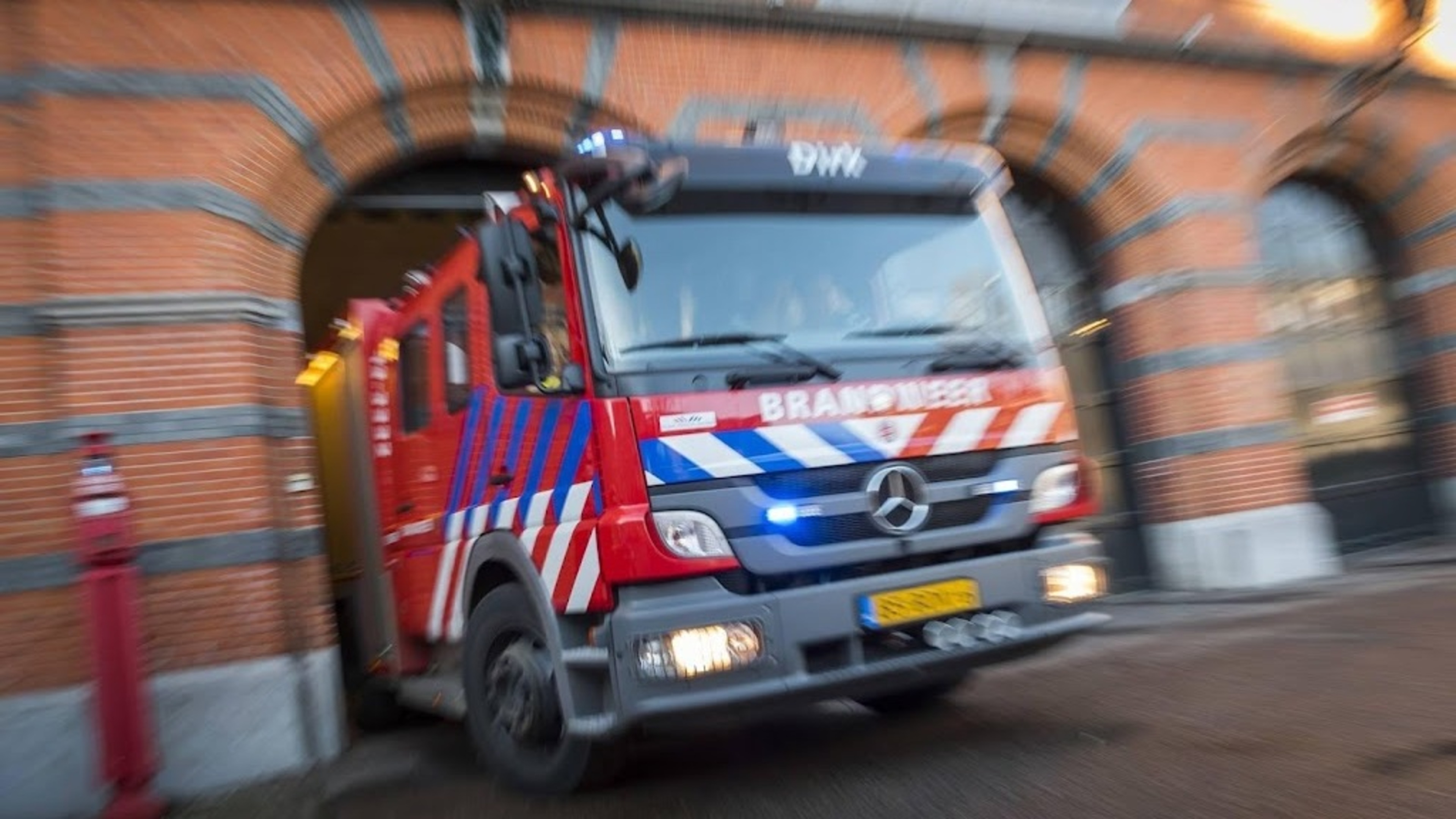 Fire in the dunes of The Hague