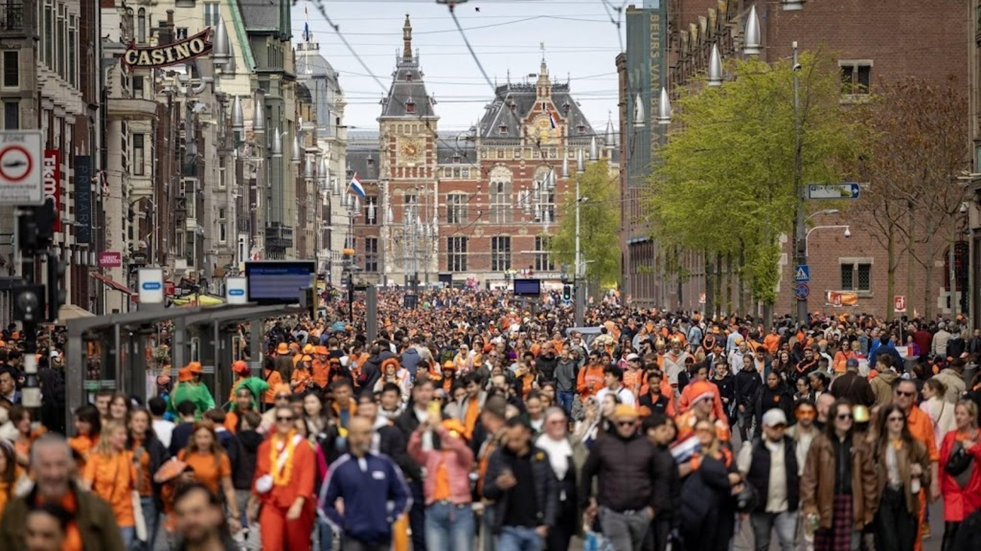 King's Day in Amsterdam passing without major incidents so far