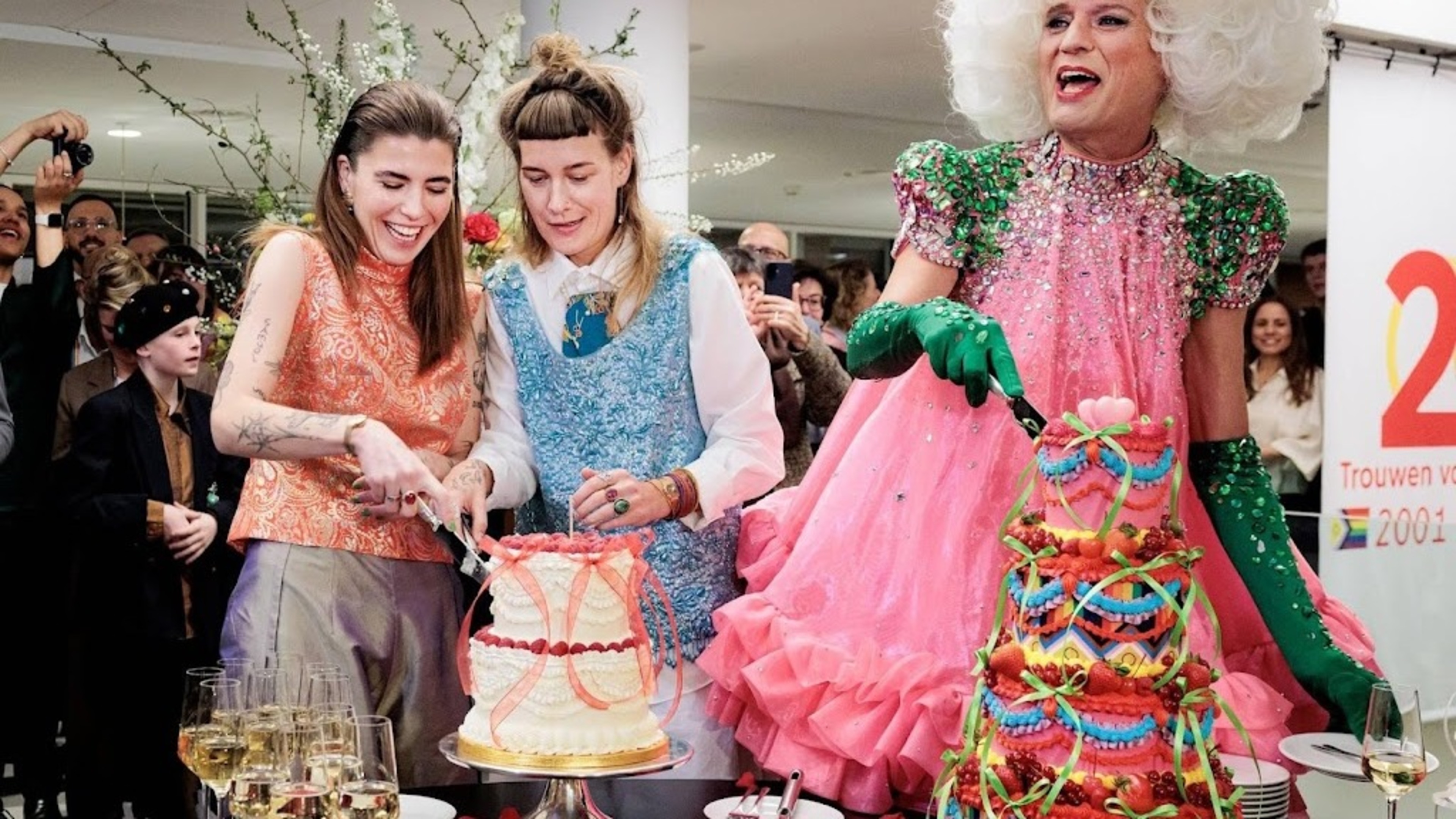 Special stamp marks 25 years of same-sex marriage in the Netherlands