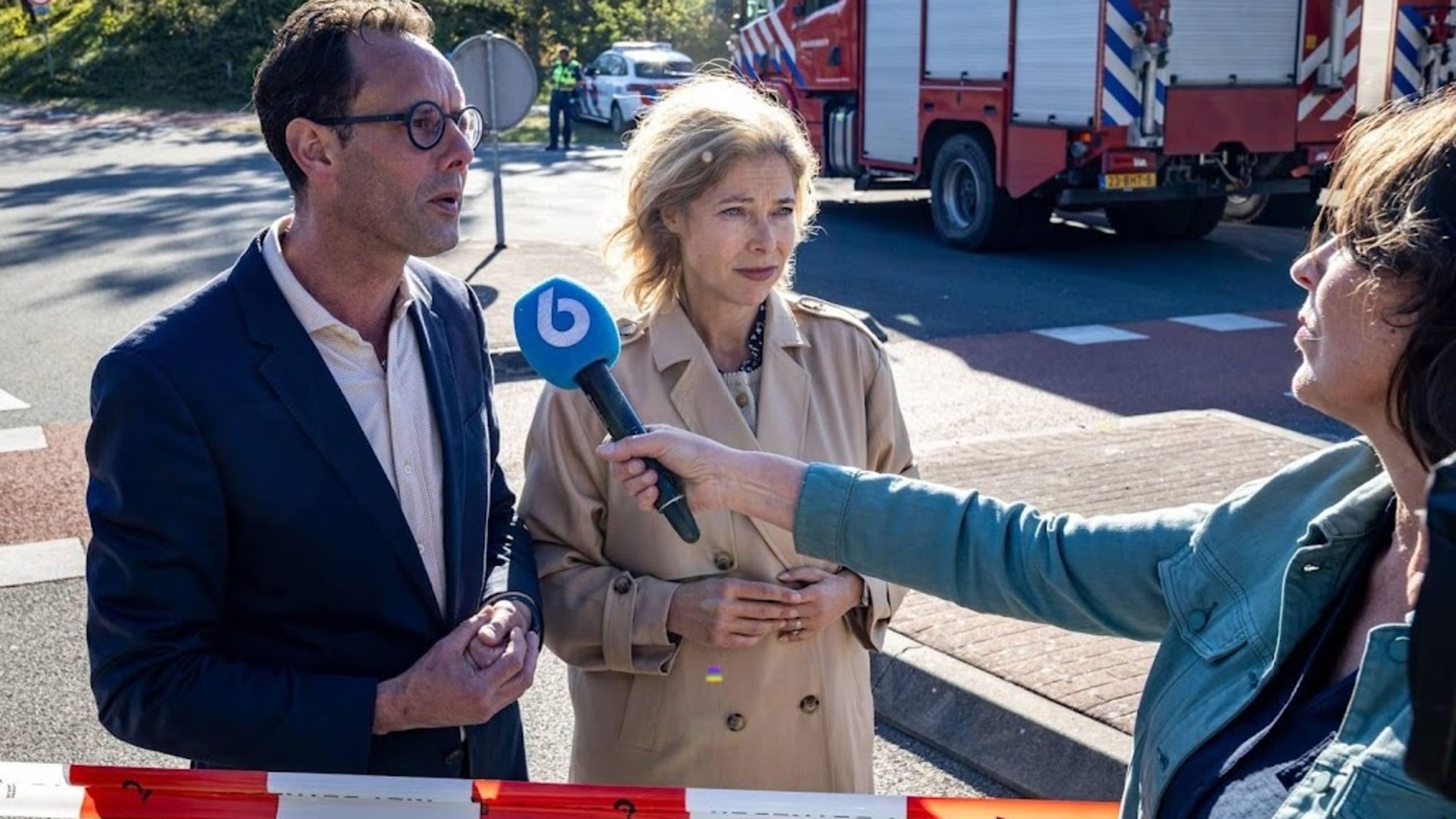 Mayors praise efforts at 't Harde wildfire