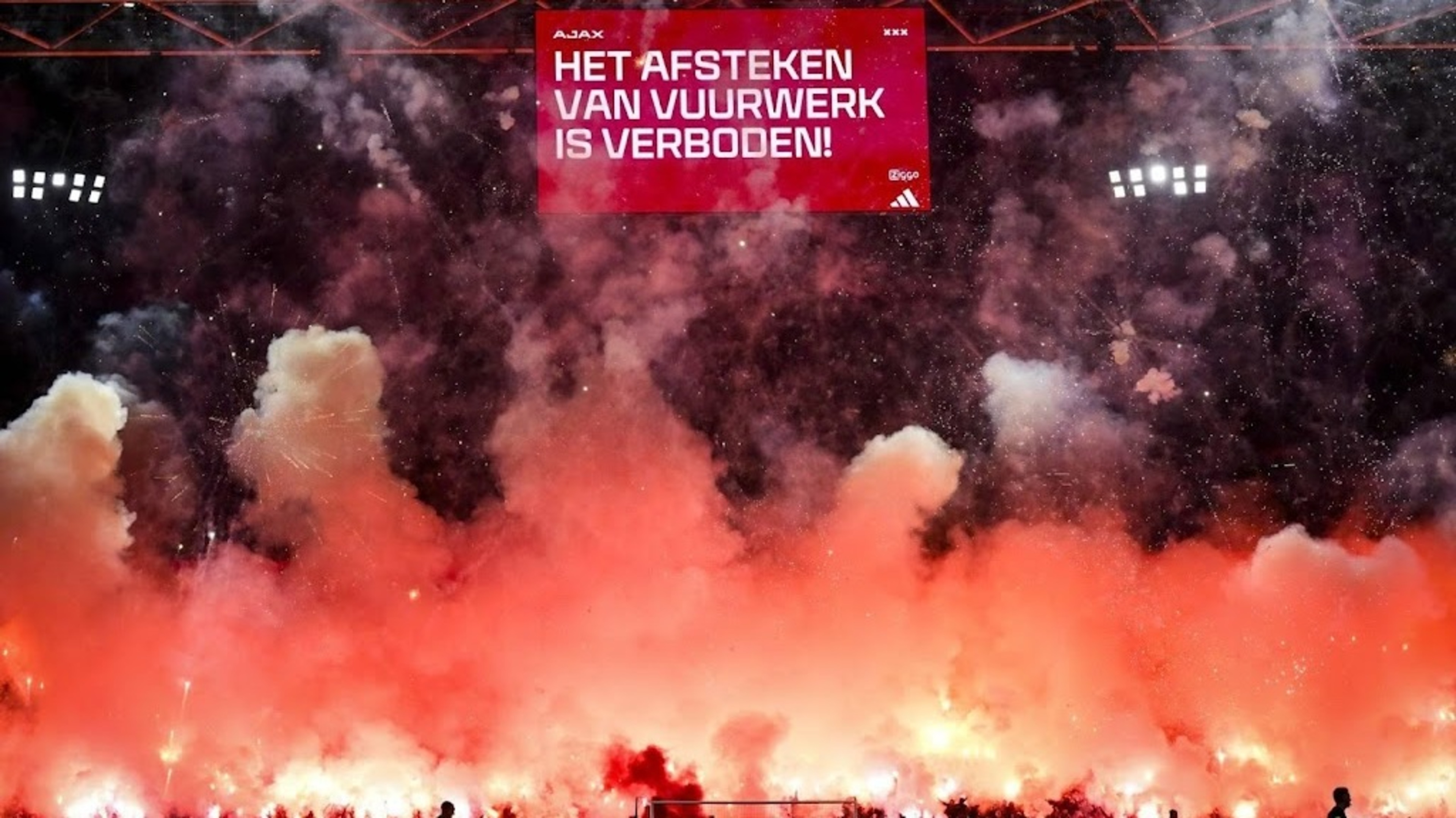 Third suspect arrested for fireworks at Ajax - FC Groningen