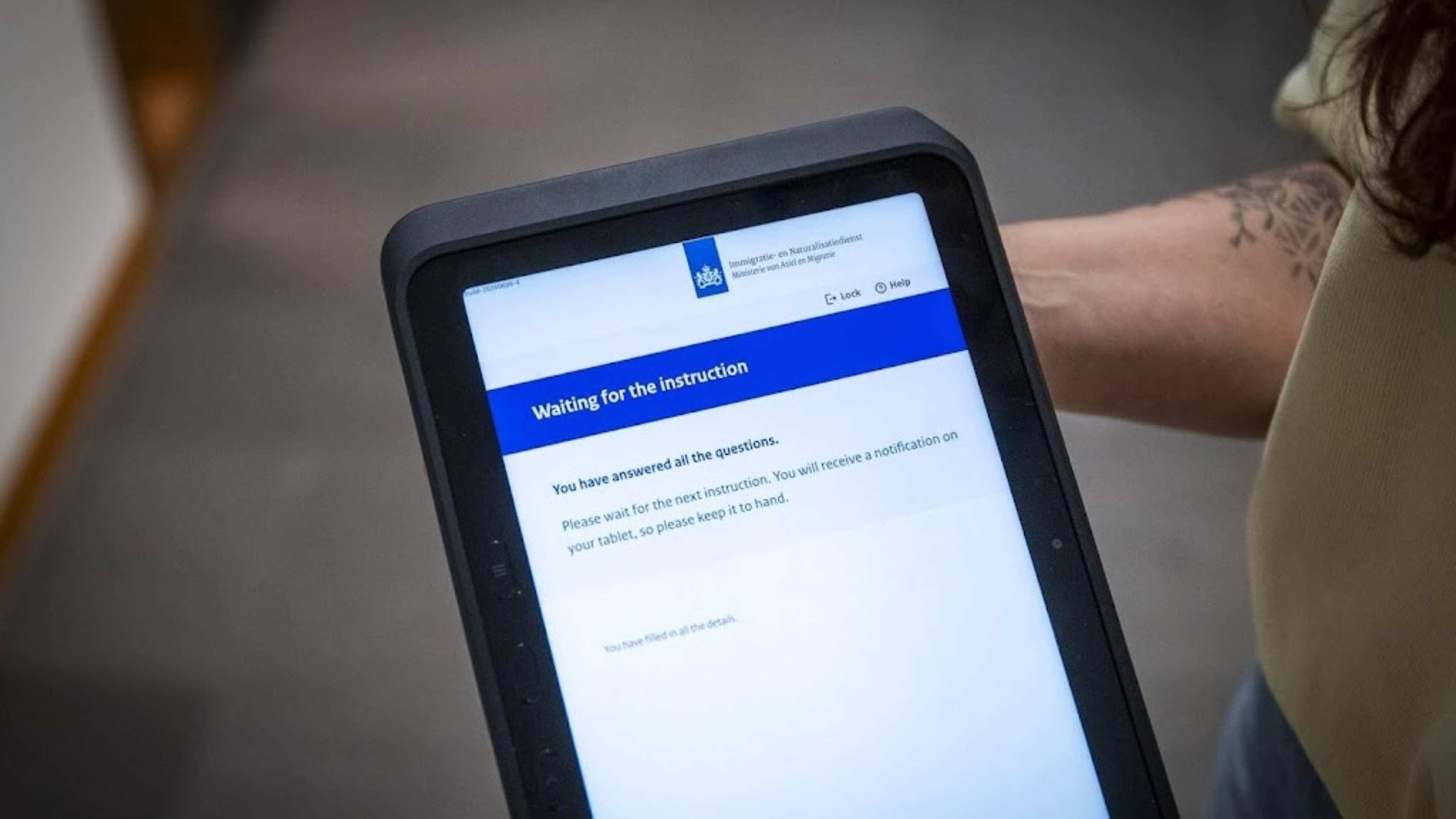 Tablets ready in Ter Apel for start of EU migration pact