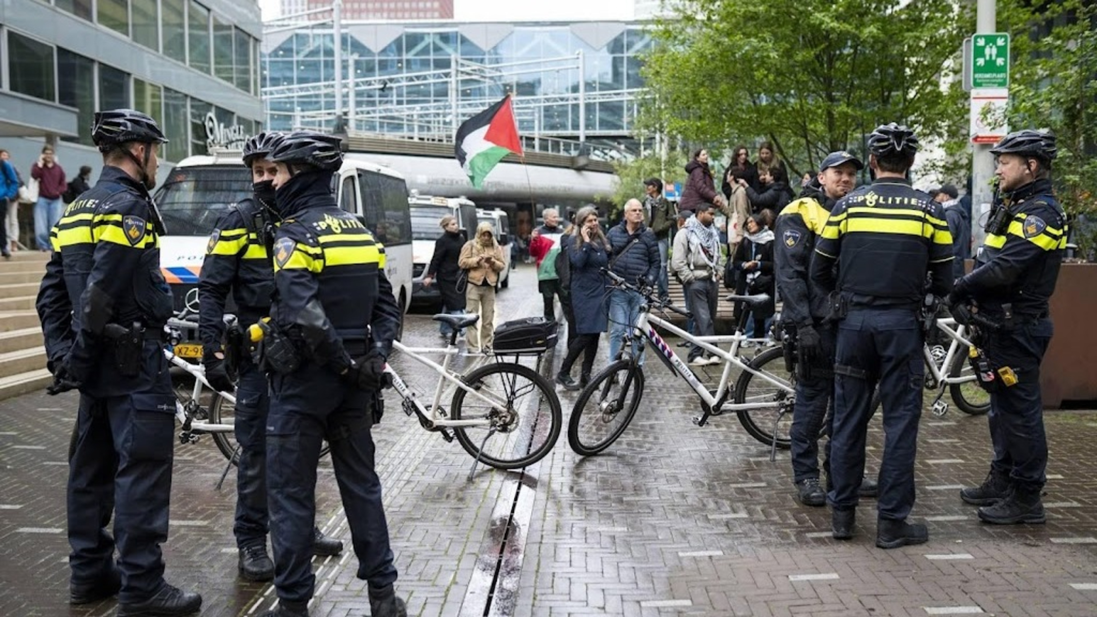 Over seventy Flotilla protesters arrested in The Hague