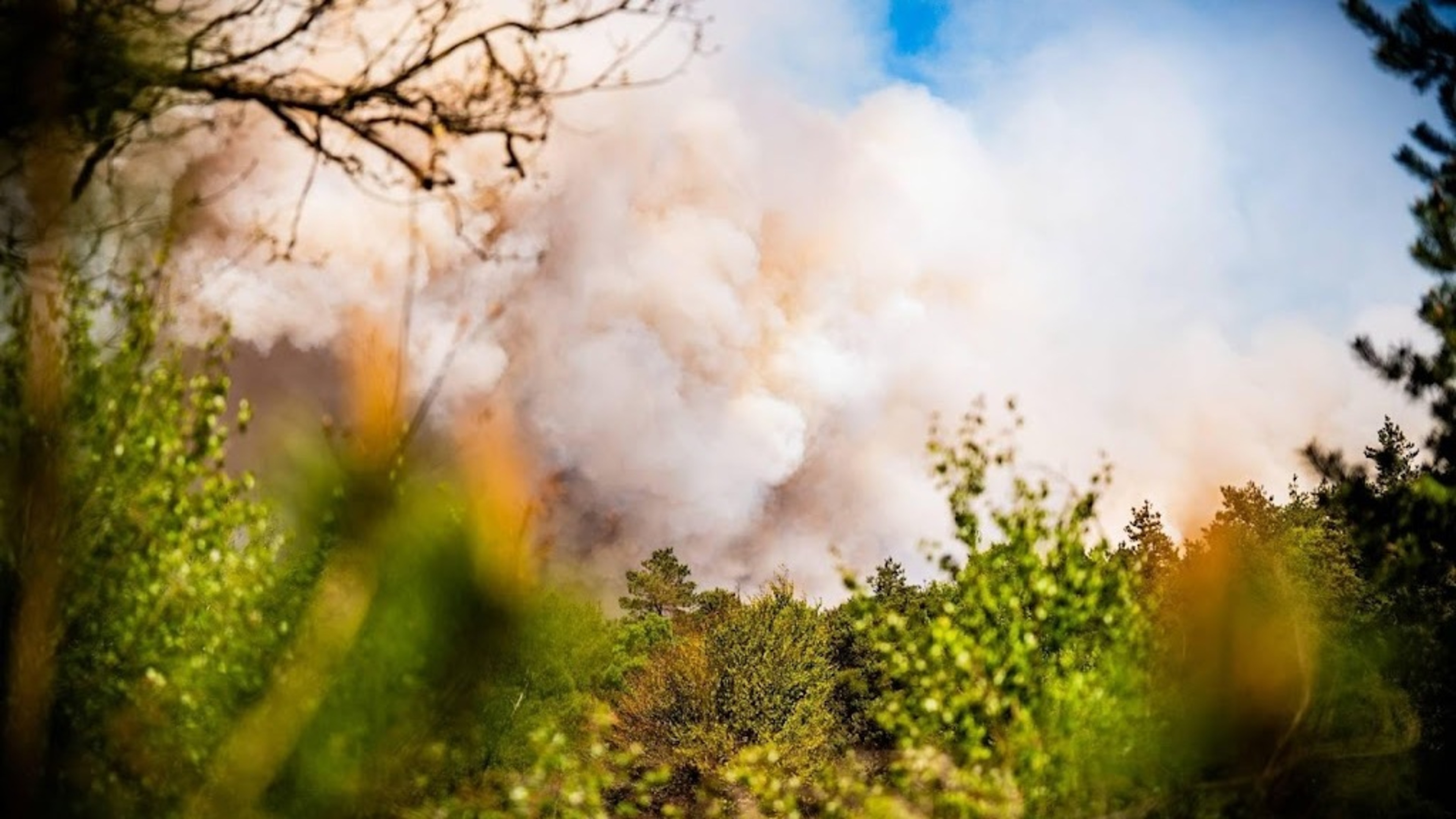 Air Force deploys Chinooks to fight wildfire in ’t Harde