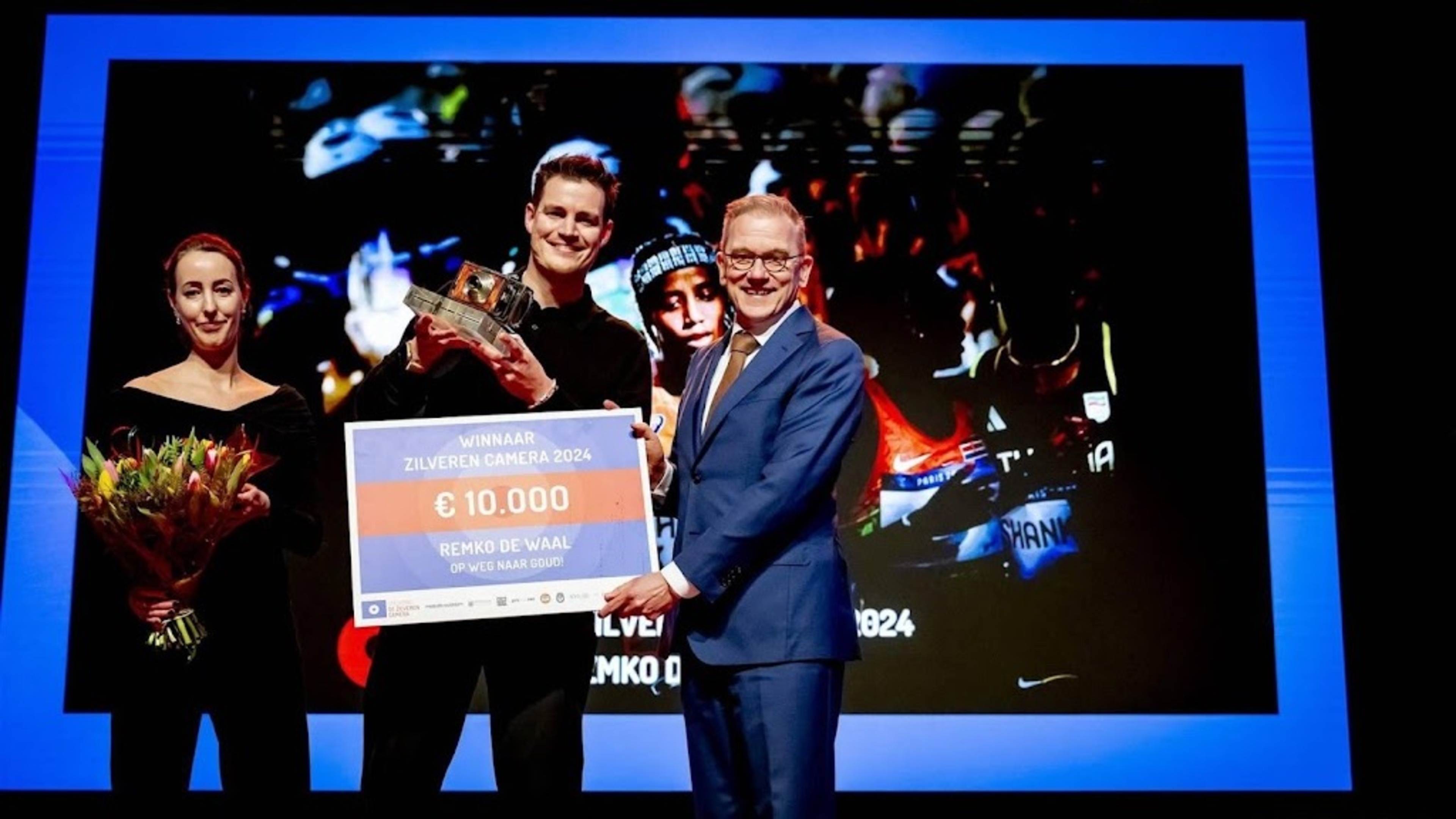 Remko de Waal wint Zilveren Camera met foto Sifan Hassan