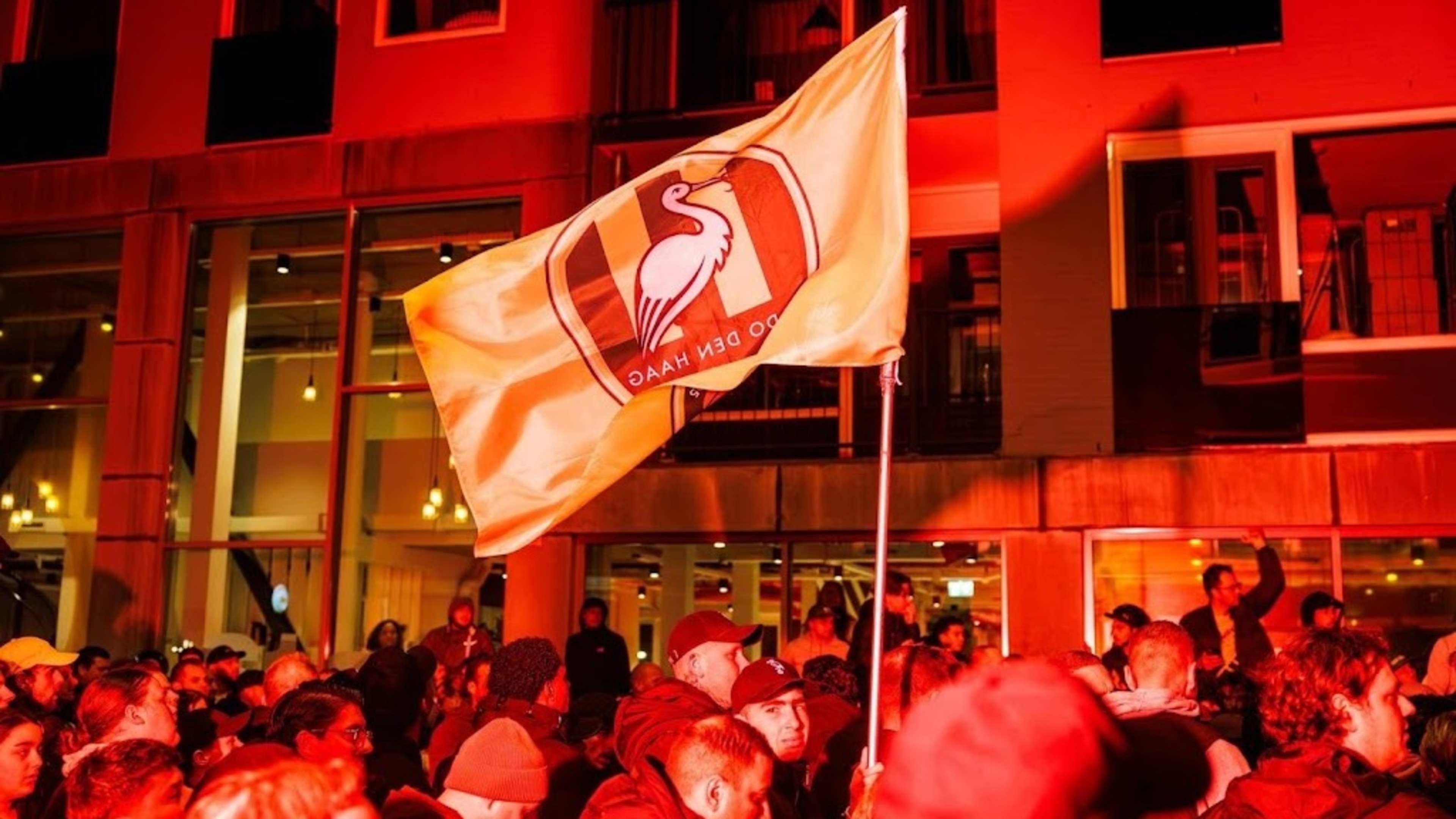 ADO fans celebrate First Division championship in The Hague