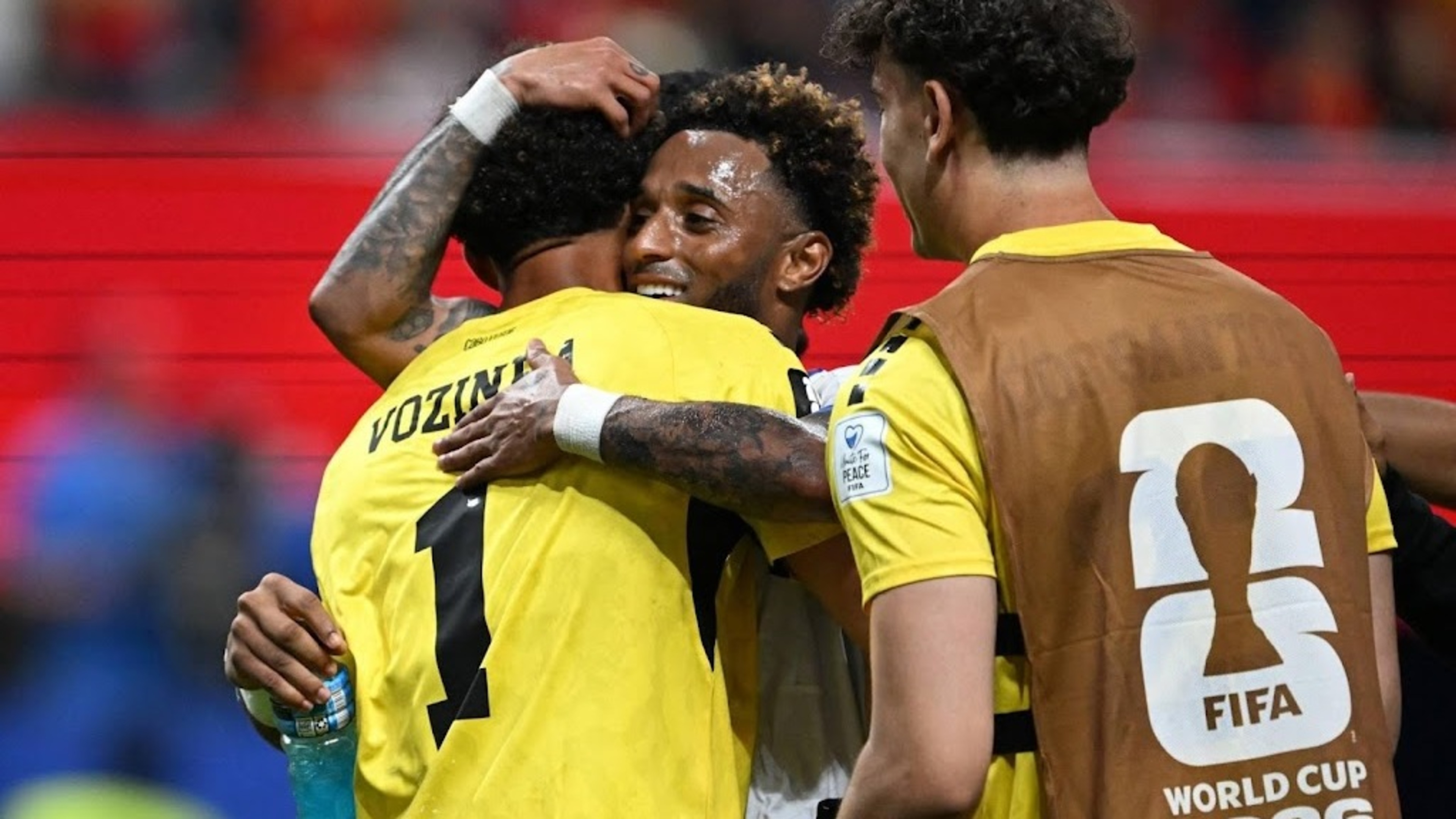 Cape Verdean Rotterdammers celebrate after World Cup draw