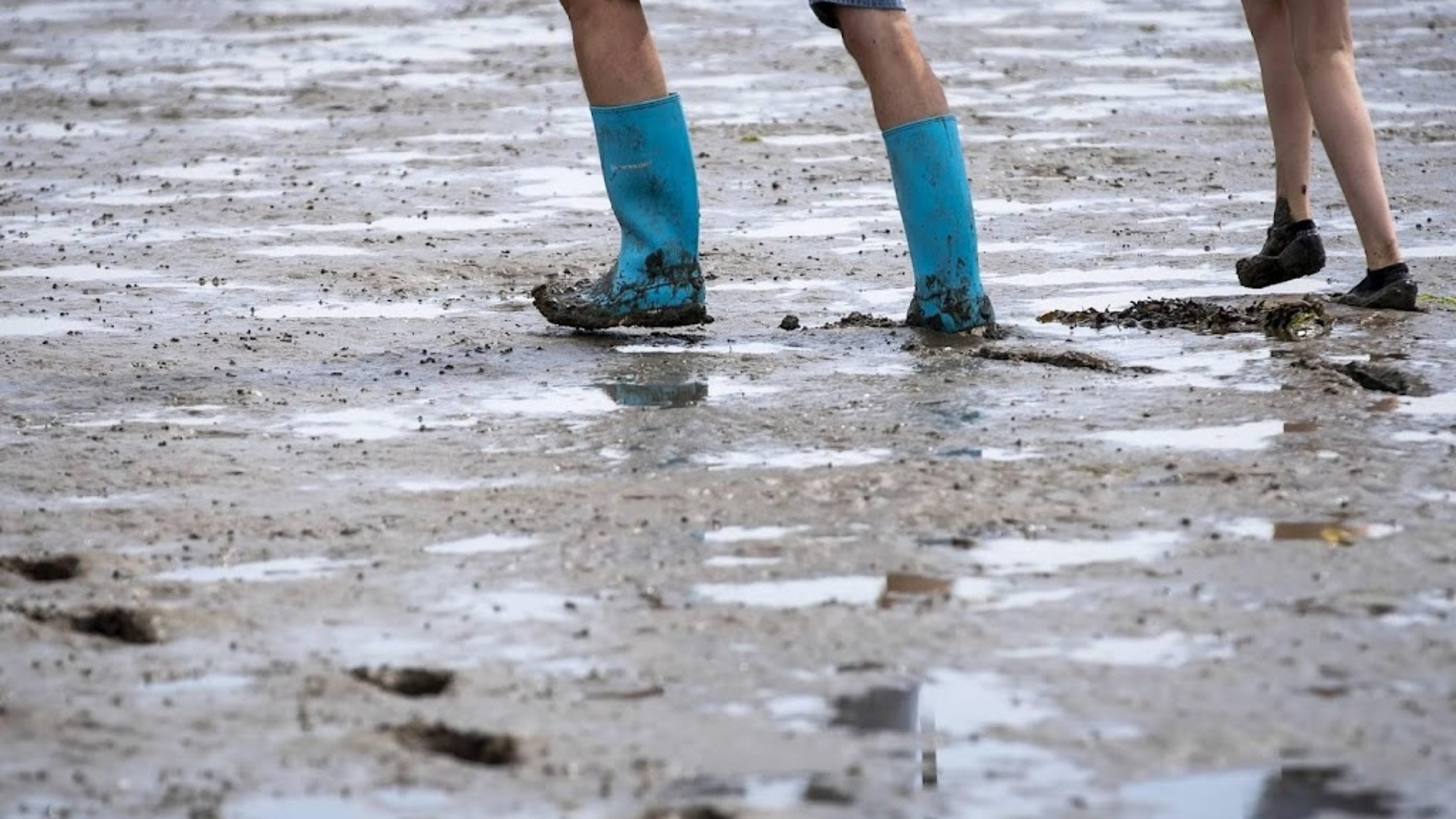 Stranded mudflat hikers rescued by lifeboats and helicopter