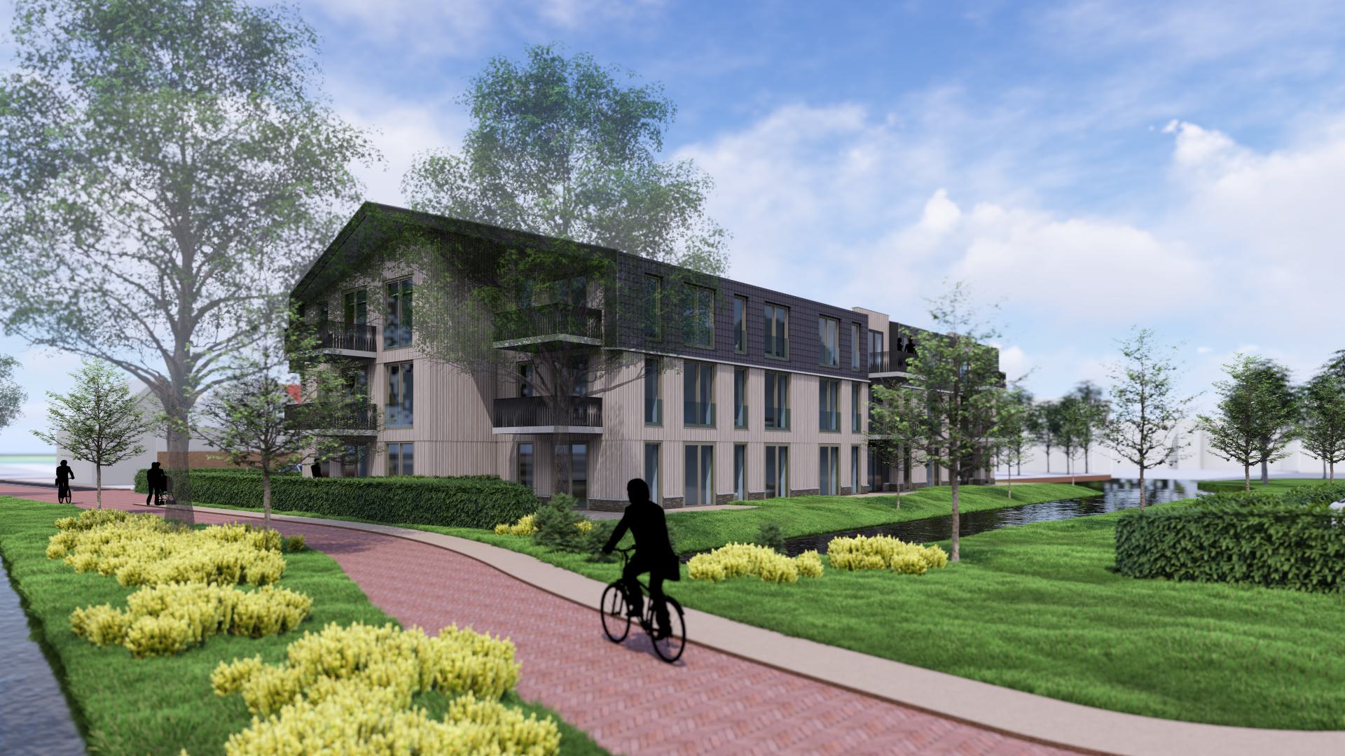 Negentien appartementen op plek van bowling en café in Spierdijk