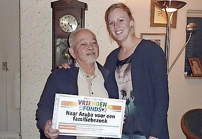 Spierdijker Frans van Leeuwen blij met loterij