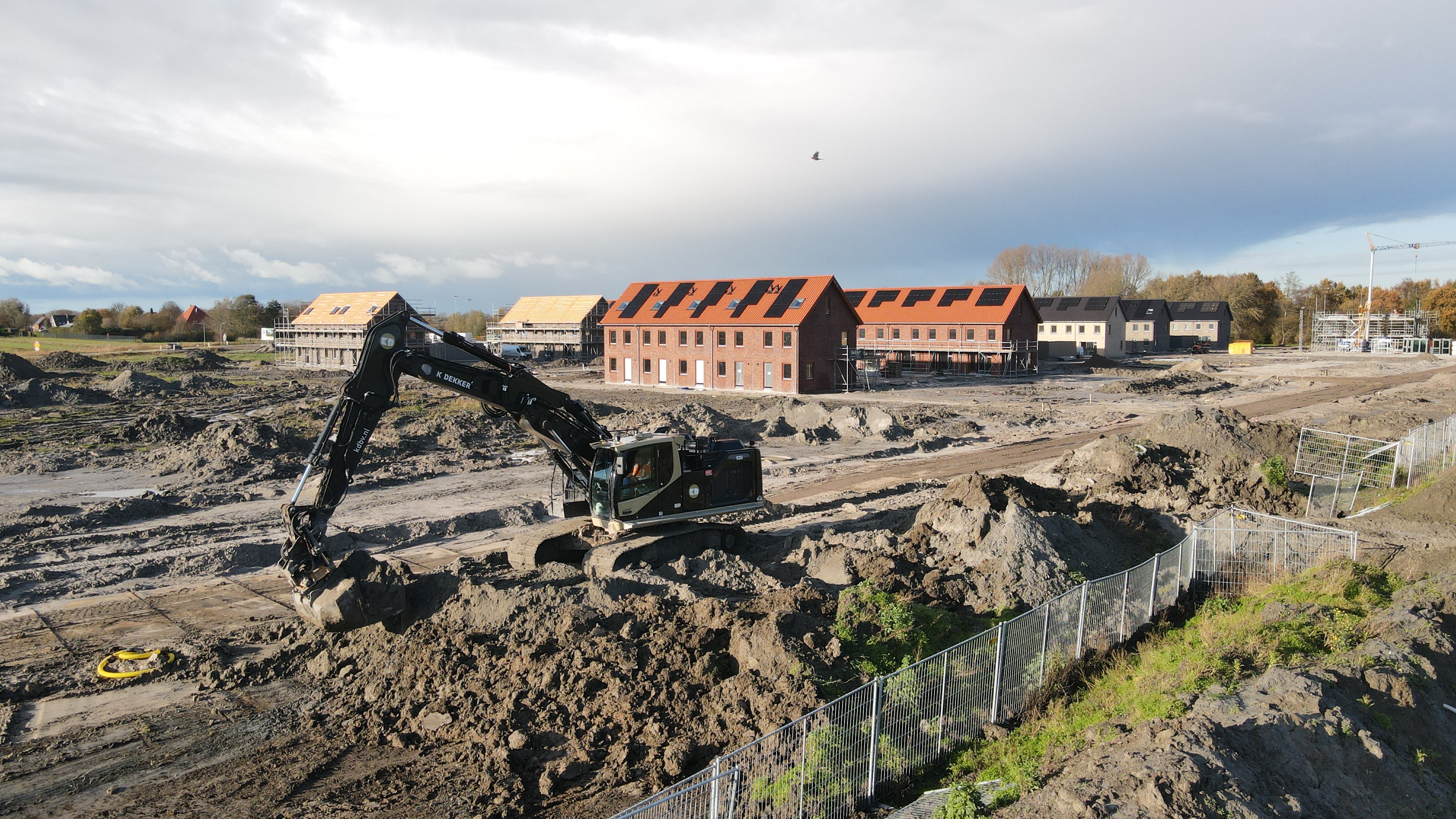 Bouw nieuwbouwwijk Noorderlicht bij Warmenhuizen gaat tweede fase in. 62 Beneden-bovenwoningen voor 