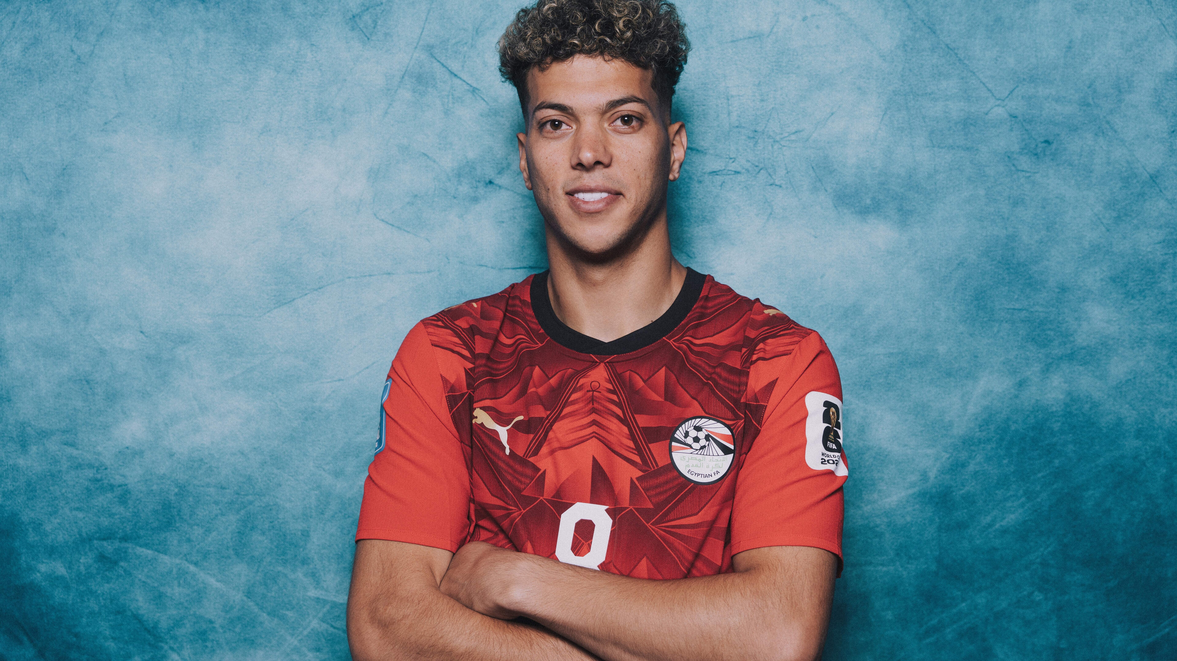 Cheering for Egypt together, as the opponent is the only country Danielle Kliwon truly detests