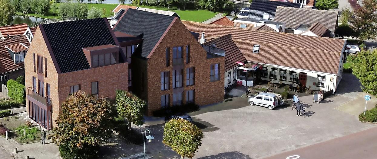 Na jaren voorbereiding start eindelijk bouw acht appartementen in Onderdijk