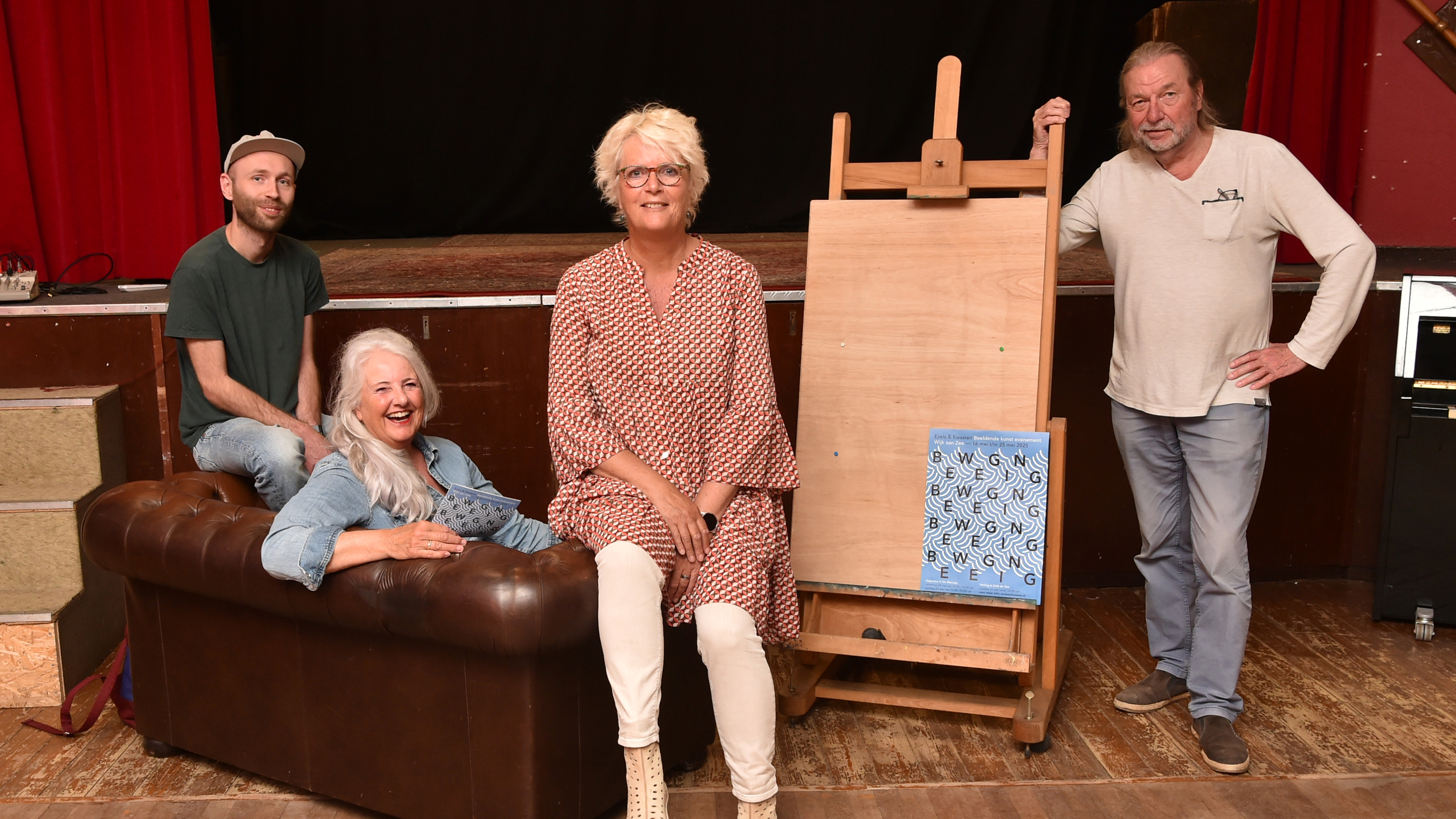 Kunstfestival Ezels en Kwasten in Wijk aan Zee komt langzaam aan in beweging