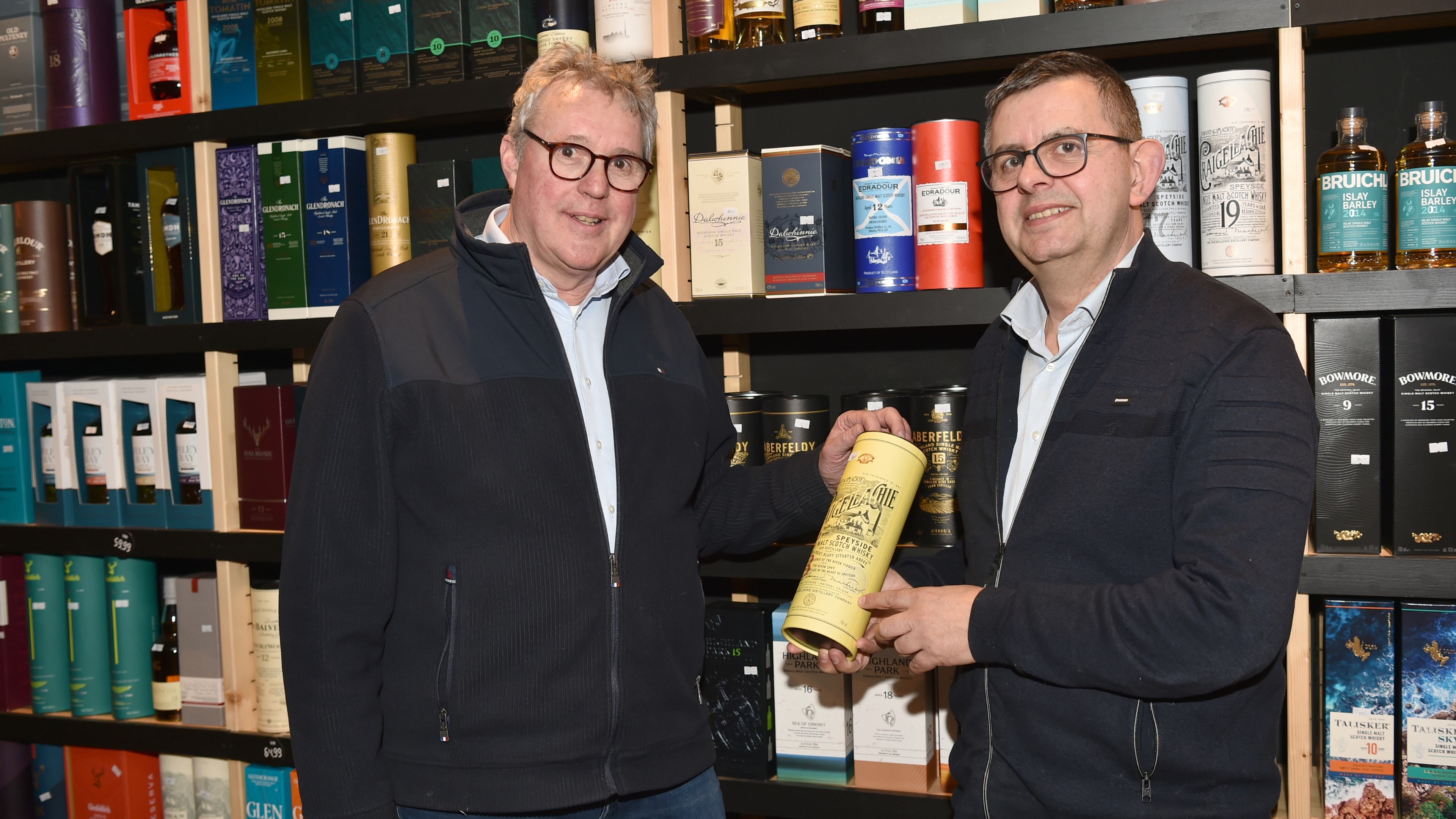 Huub Eversen and Robert Schaghen celebrate 25 years of Meerwijck: from shelf stacker to owning their own liquor store on Breestraat