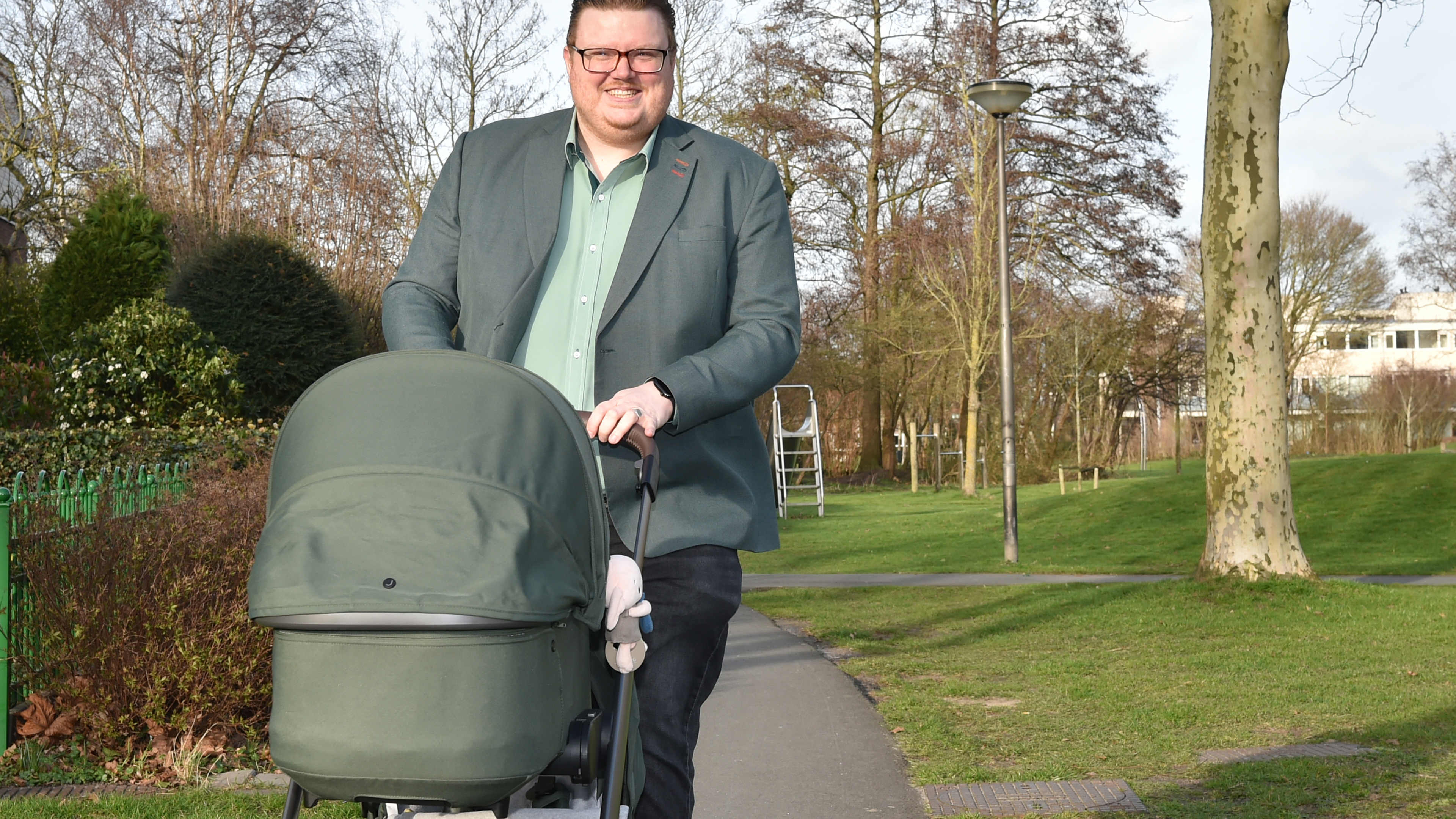 Nothing fazes Mike Zuurbier, not policy papers, not dirty diapers