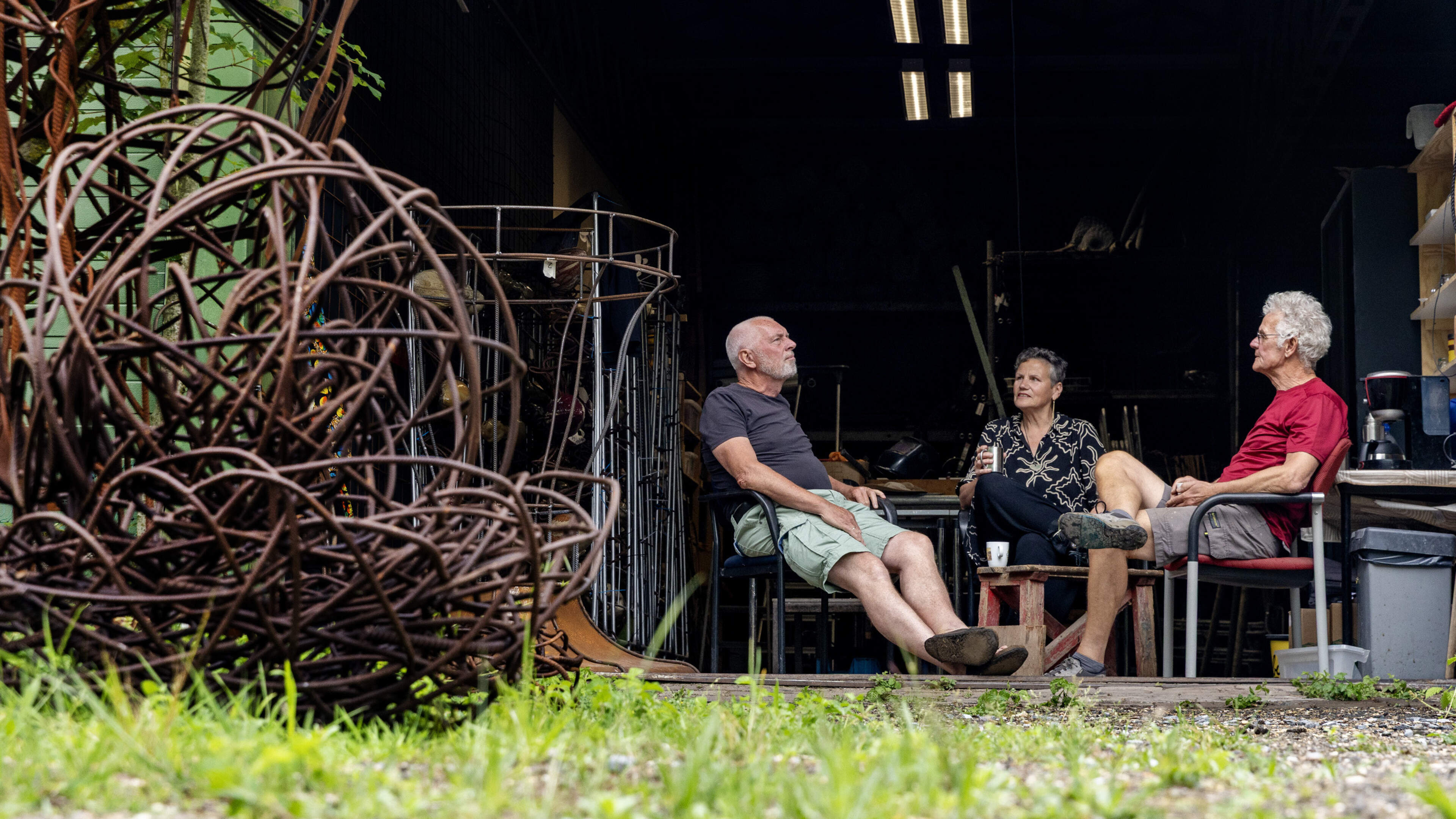 Castricum artist collective CAKtwo gets permanent spot in Muiderslot moat