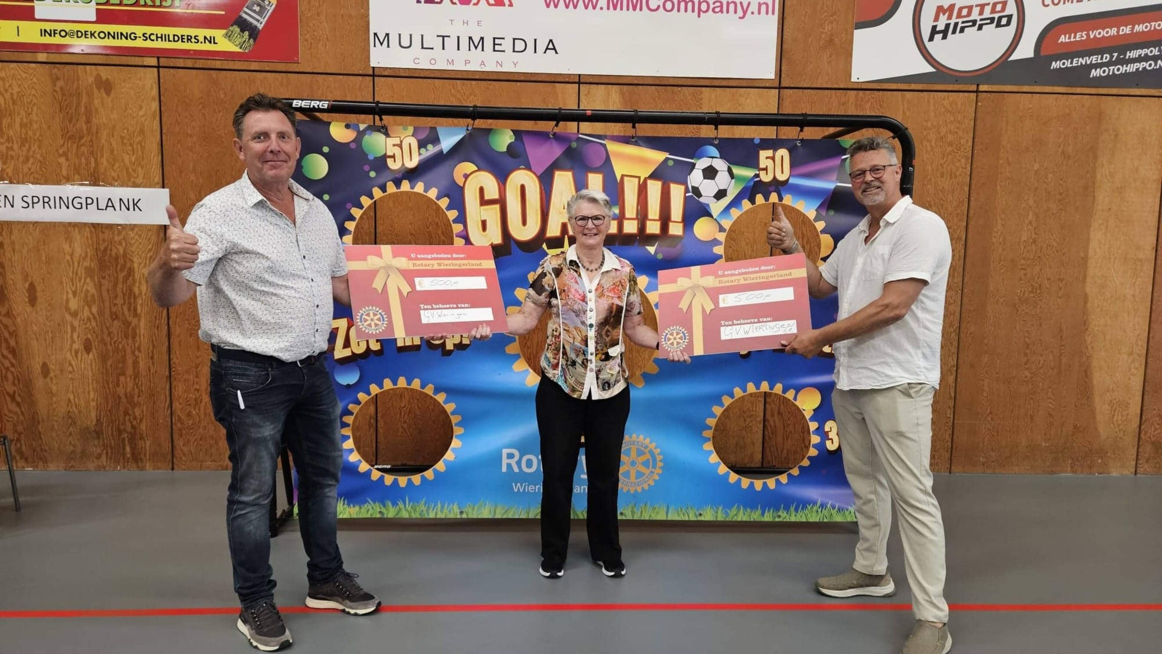 Dubbele opbrengst voor Gymvereniging Wieringen dankzij Rotary Wieringerland
