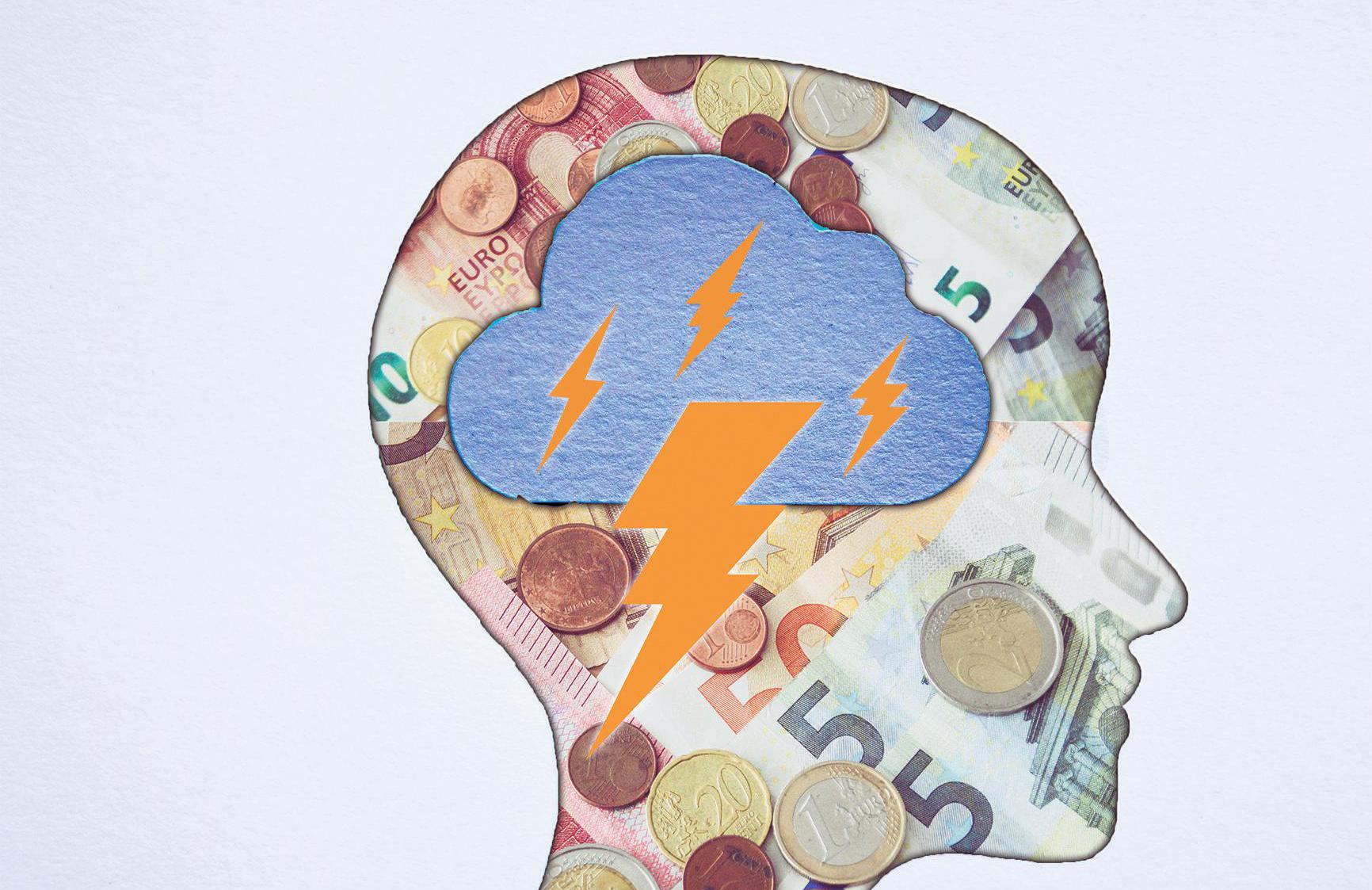 Ziek van geldstress. Je leven op z’n kop door geldzorgen. Financieel psycholoog: ’Het is niet niks w