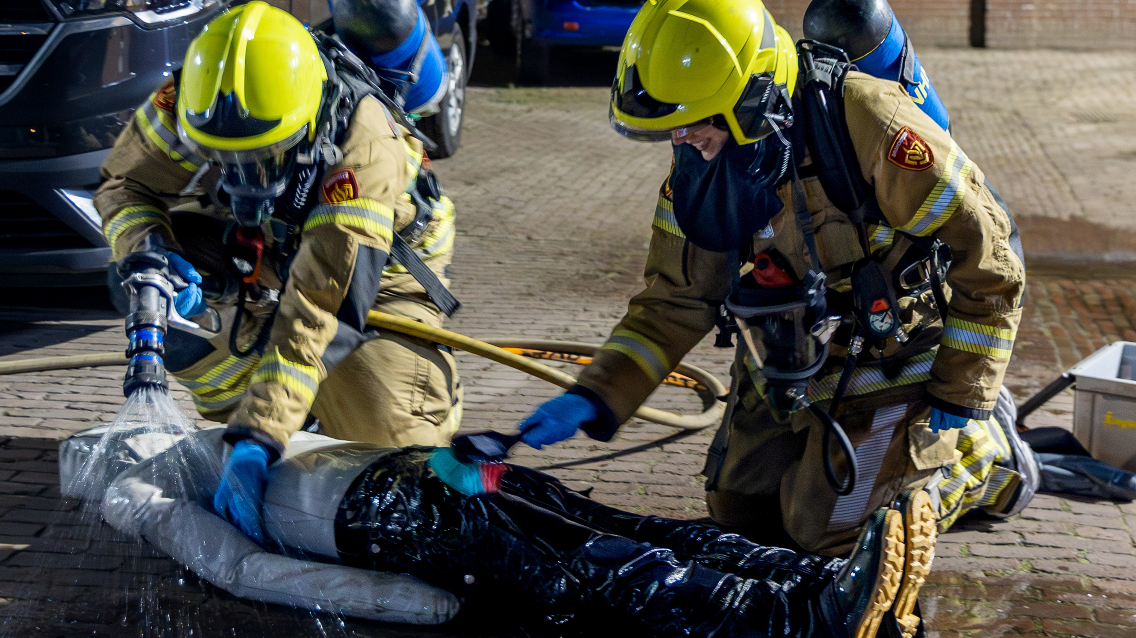 An evening of training with the volunteer fire department in Castricum: 'It’s more than firefighting and camaraderie, you gain a whole family'