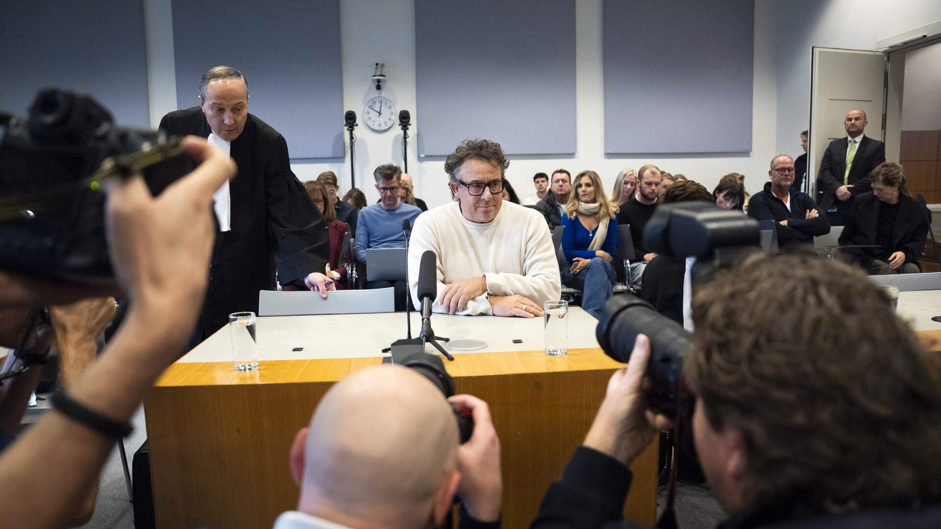 Marco Borsato in de rechtszaal.
