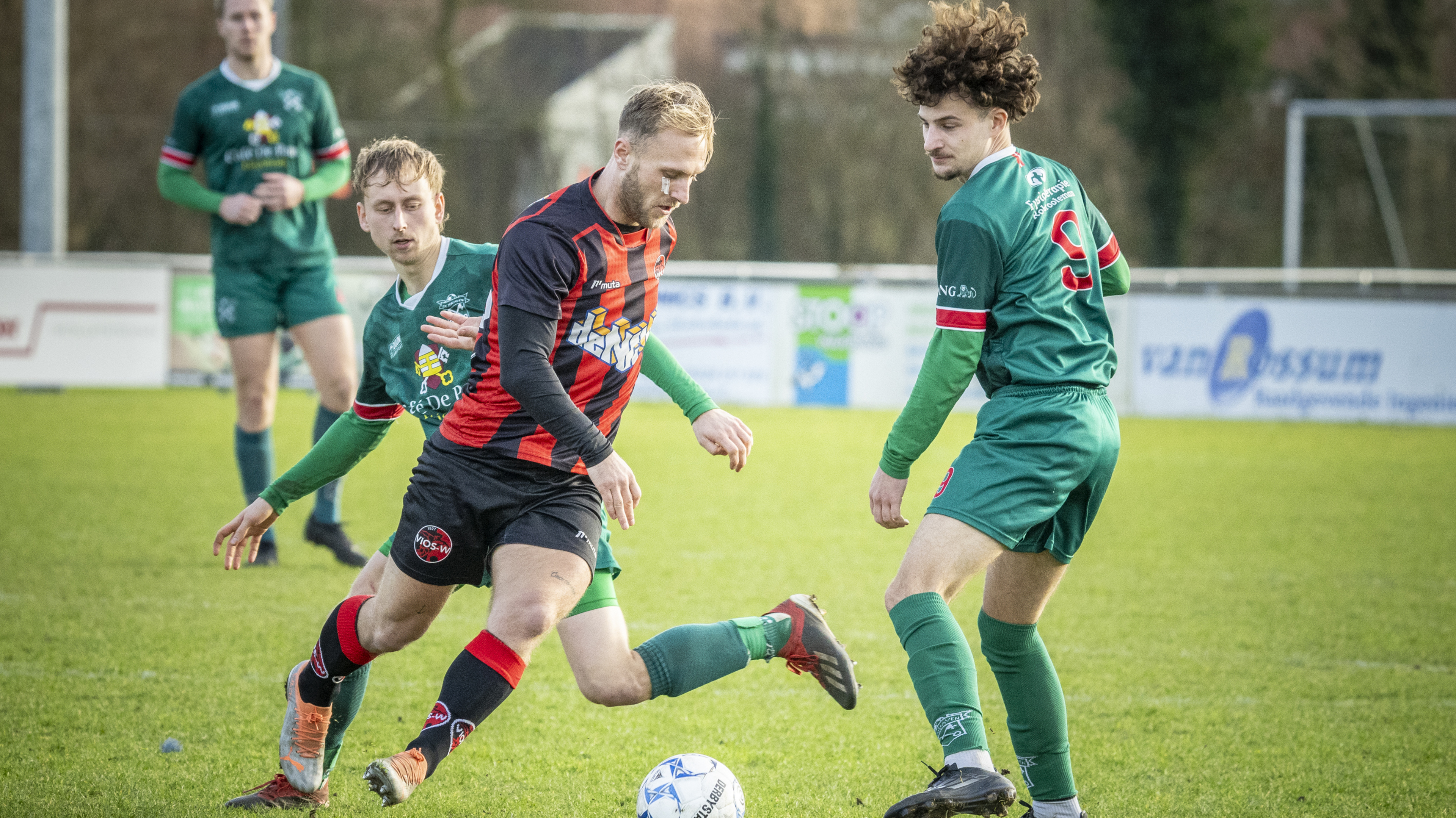 Vios is los in de eerste klasse. De club uit Warmenhuizen maakt er weer drie en wint nu van De Zouav