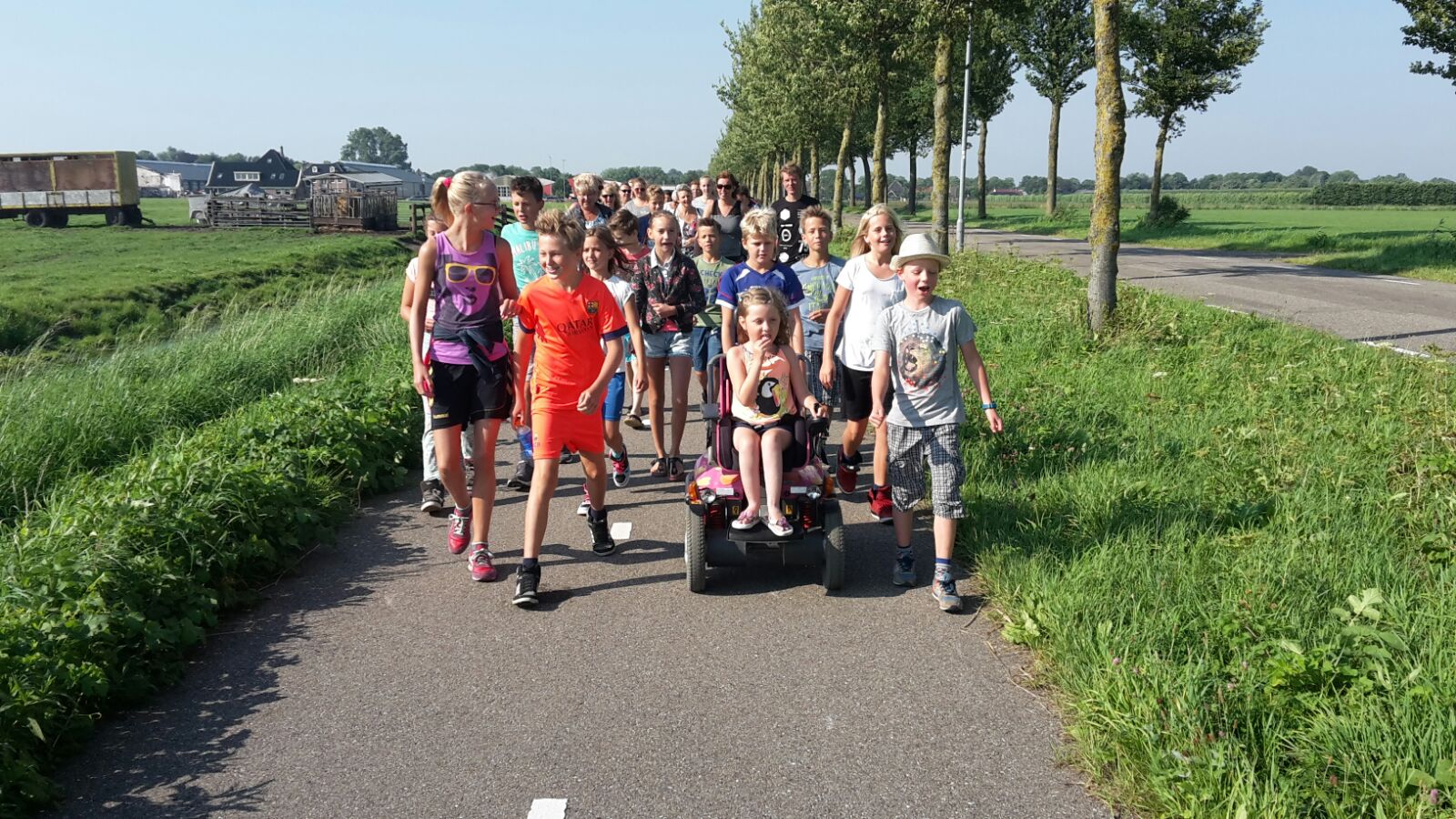Isa (7) heeft haar Innowalk