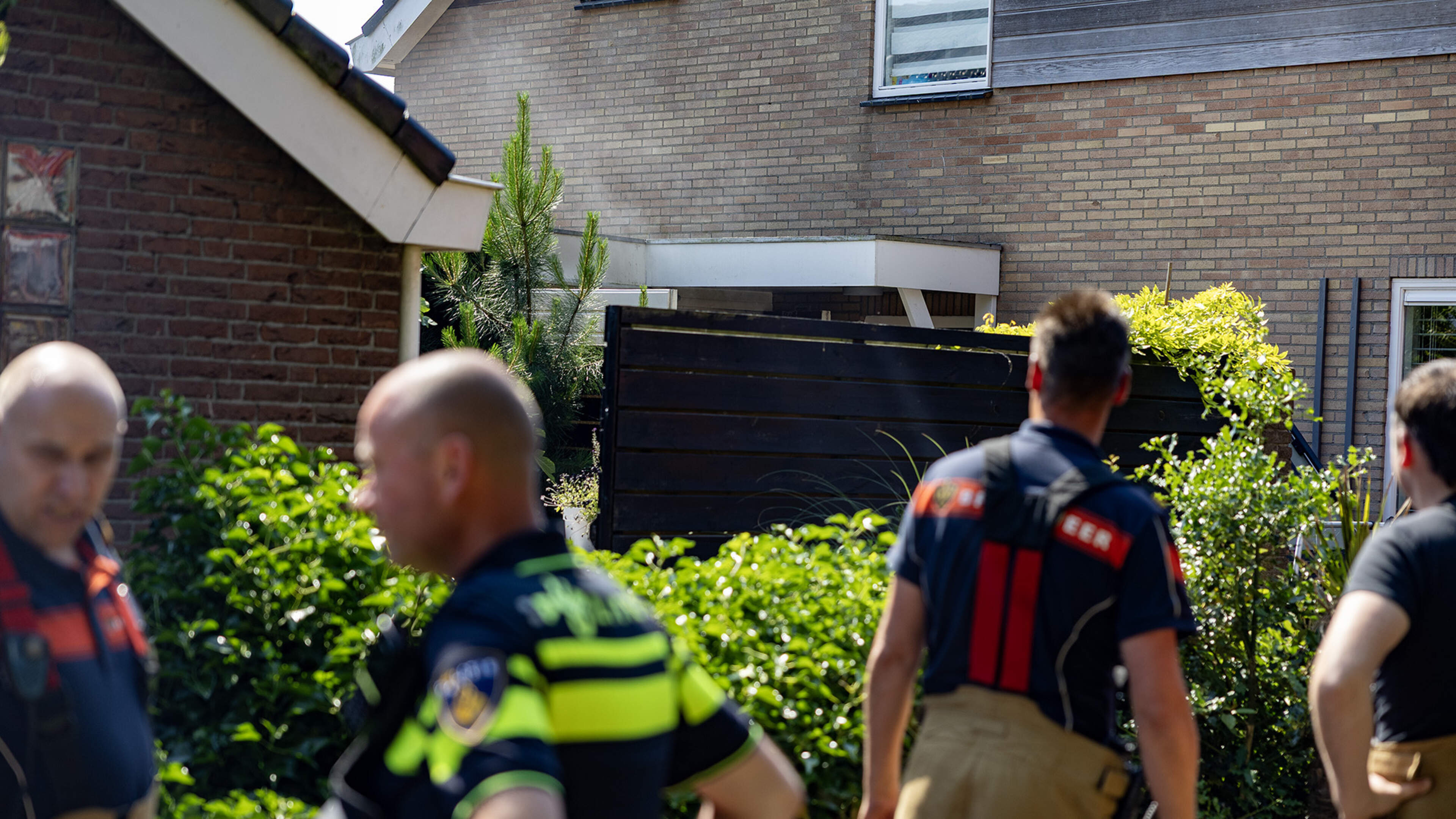 Shed fire at home in Beverwijk
