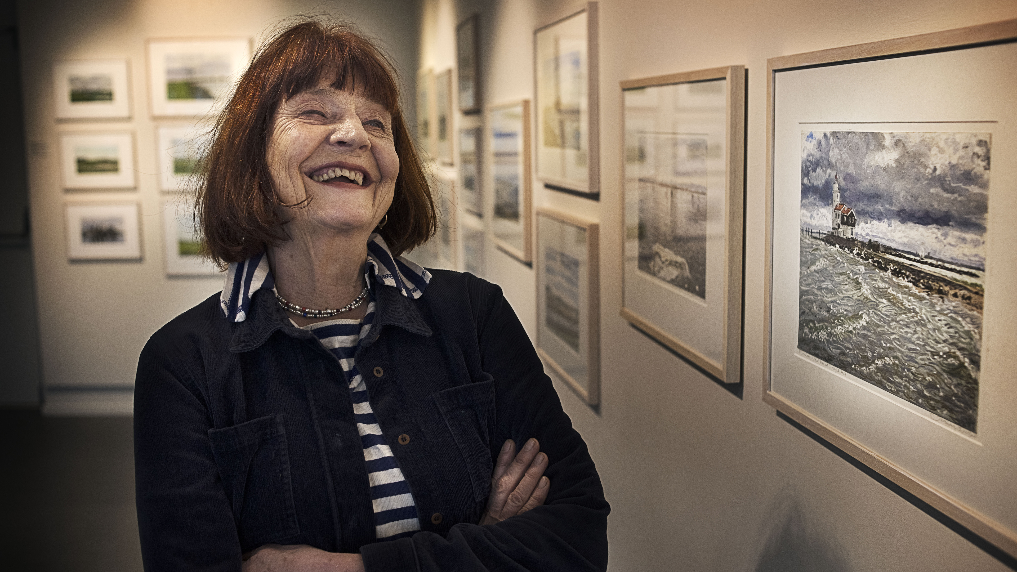 Joanna Quispel legde de schoonheid van Waterland vast in pasteltekeningen: ’Ik kwam hier als kind al