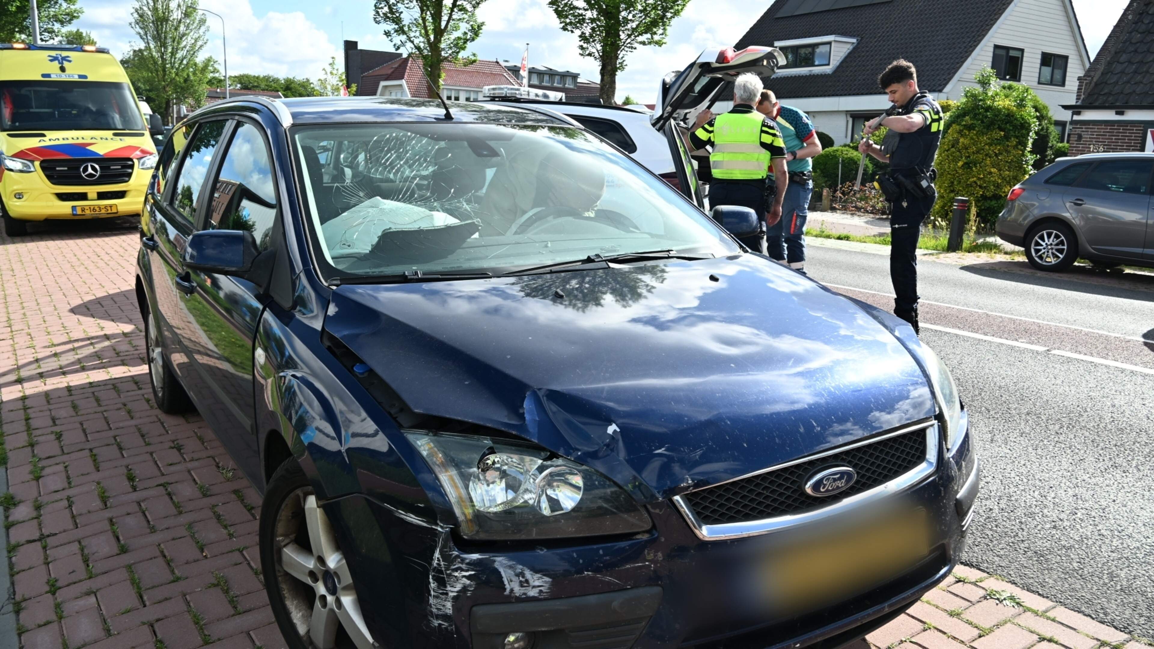 Damage in rear-end collision in Limmen