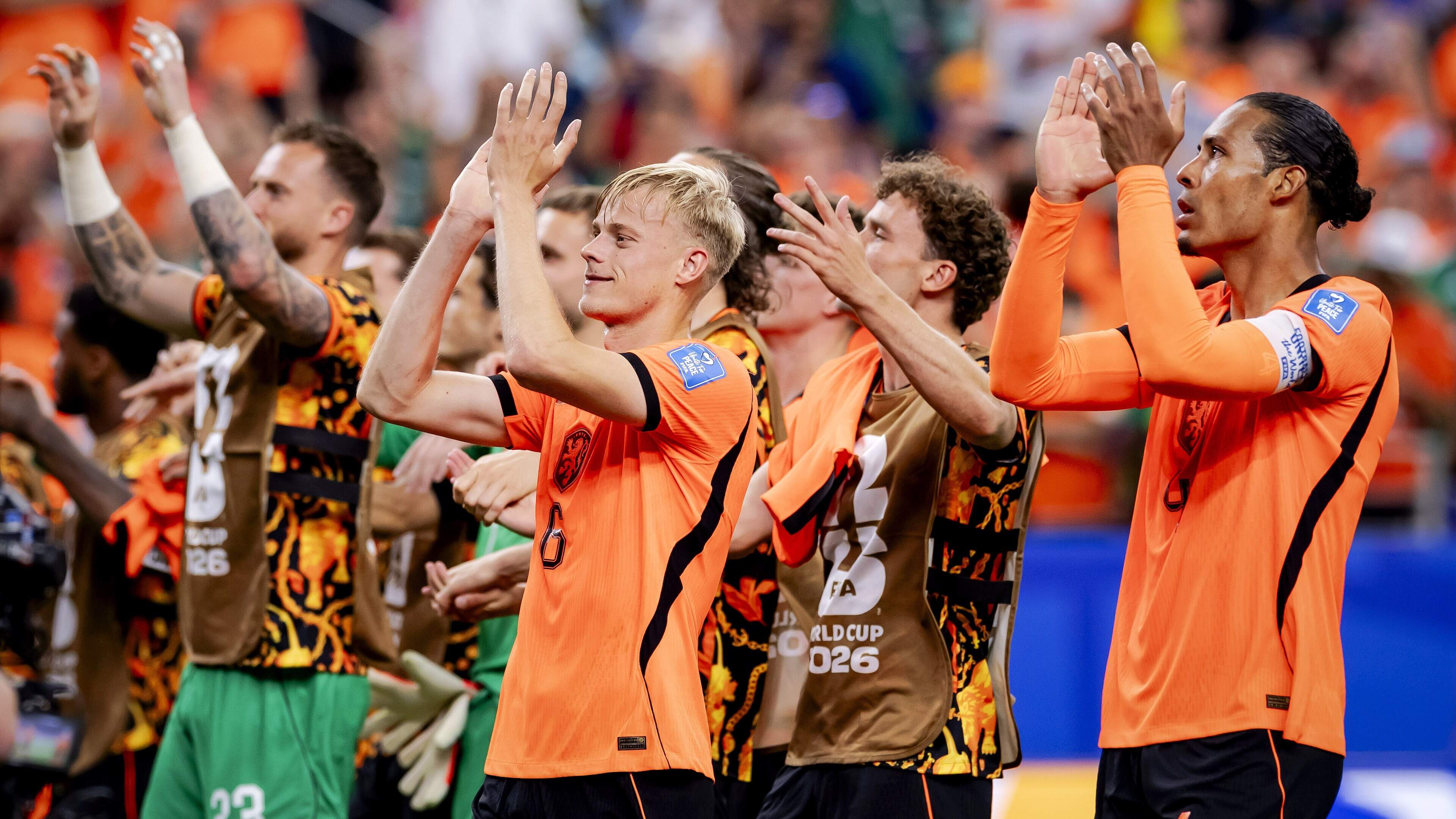 Match-worn Netherlands shirts against Sweden auctioned for 50,618 euros