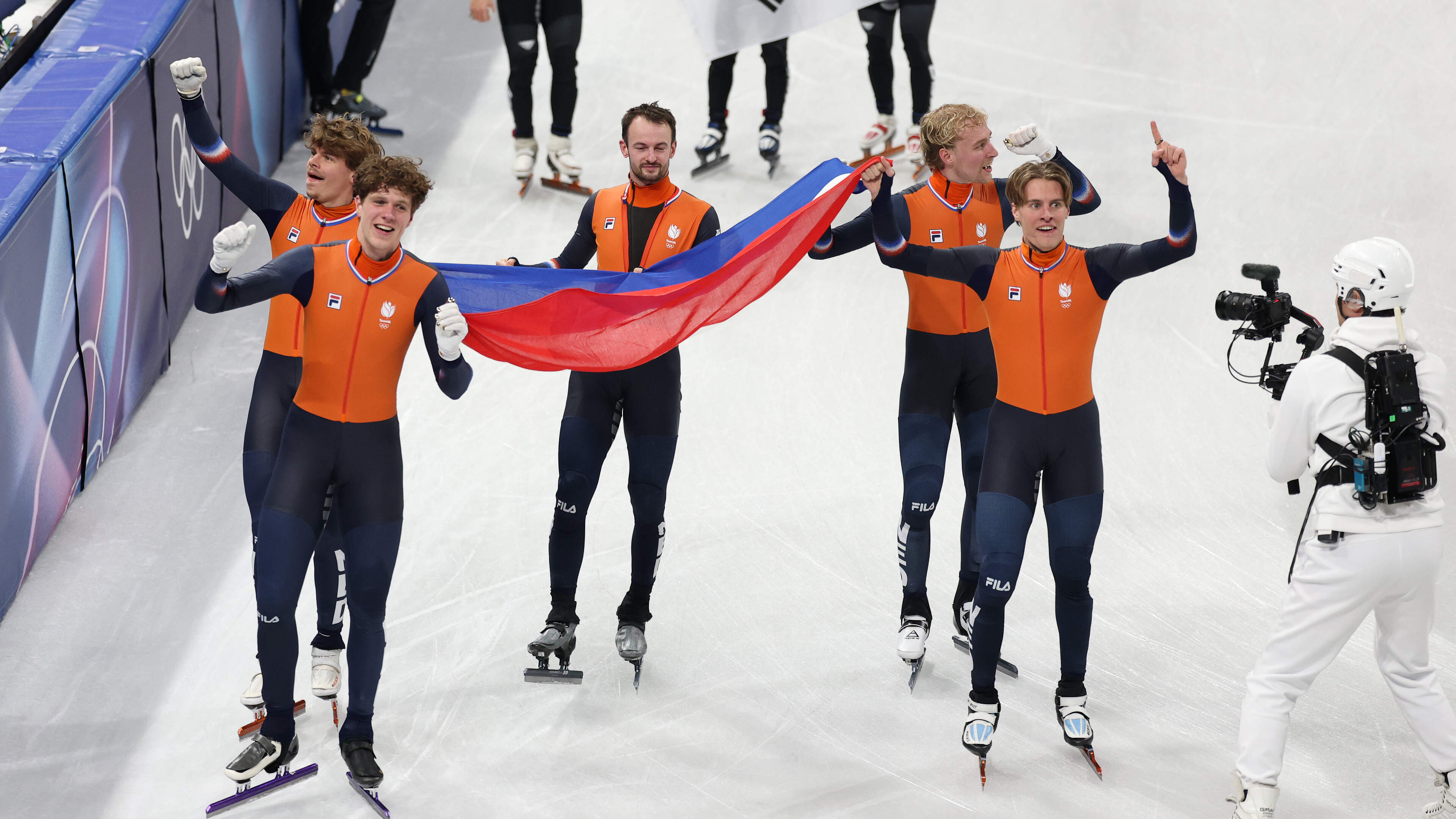 Dutch men's short track relay team wins eighth Olympic gold