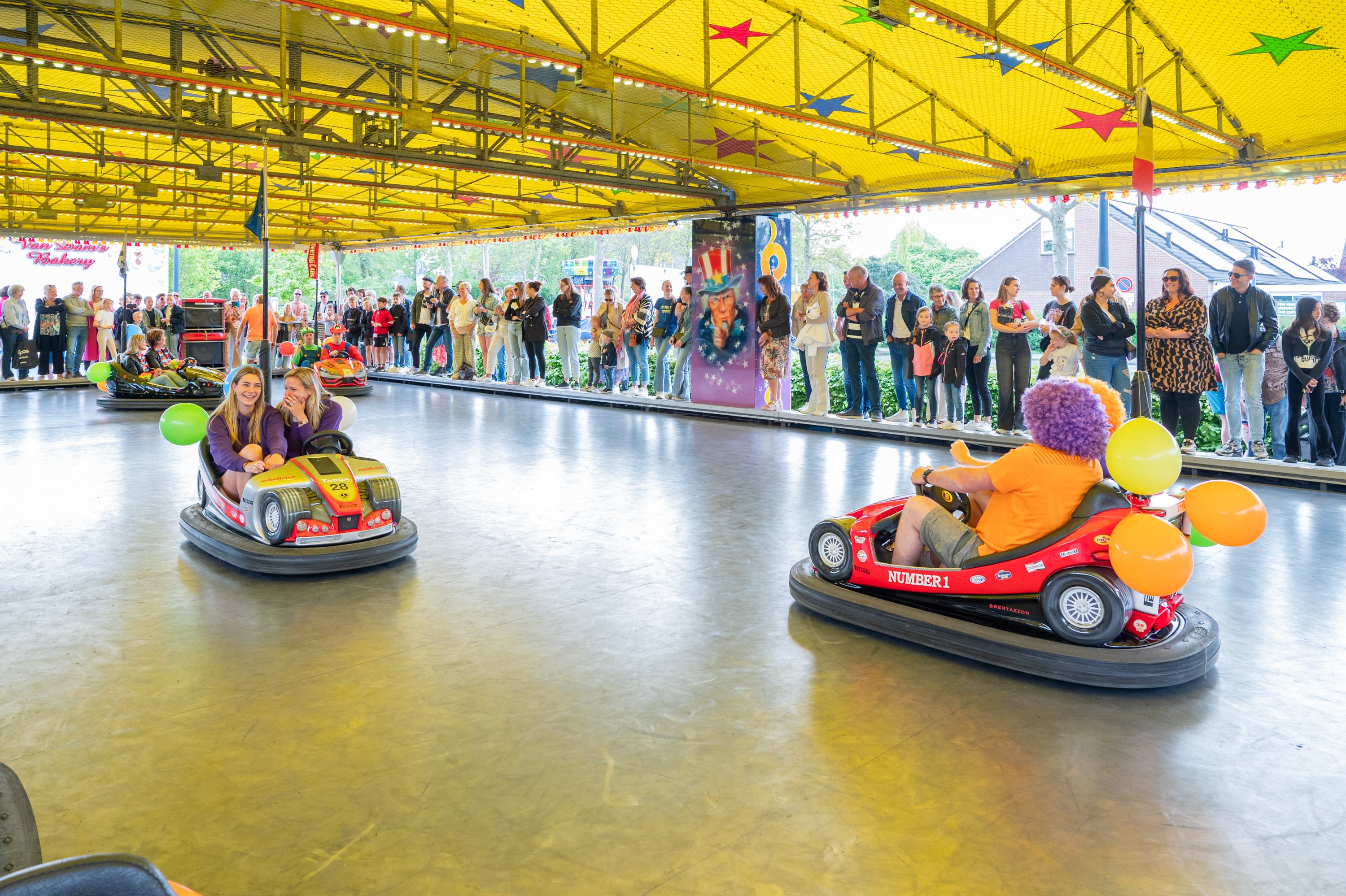Op de kermis in Wognum wil het wel eens botsen