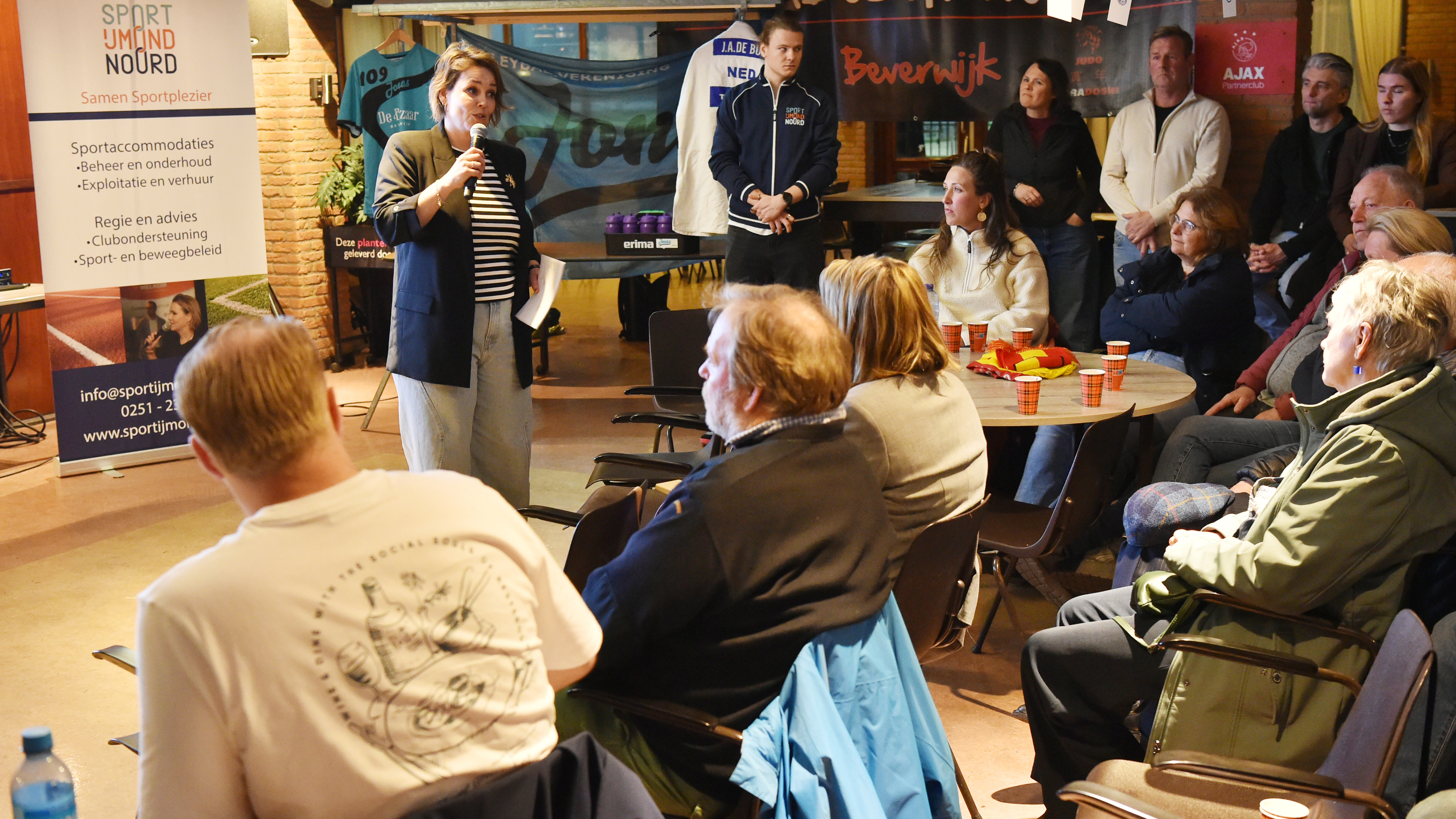 Sport IJmond Noord inspires clubs at Beverwijk Club Night: How to grow club spirit? ‘Social bonding is essential’