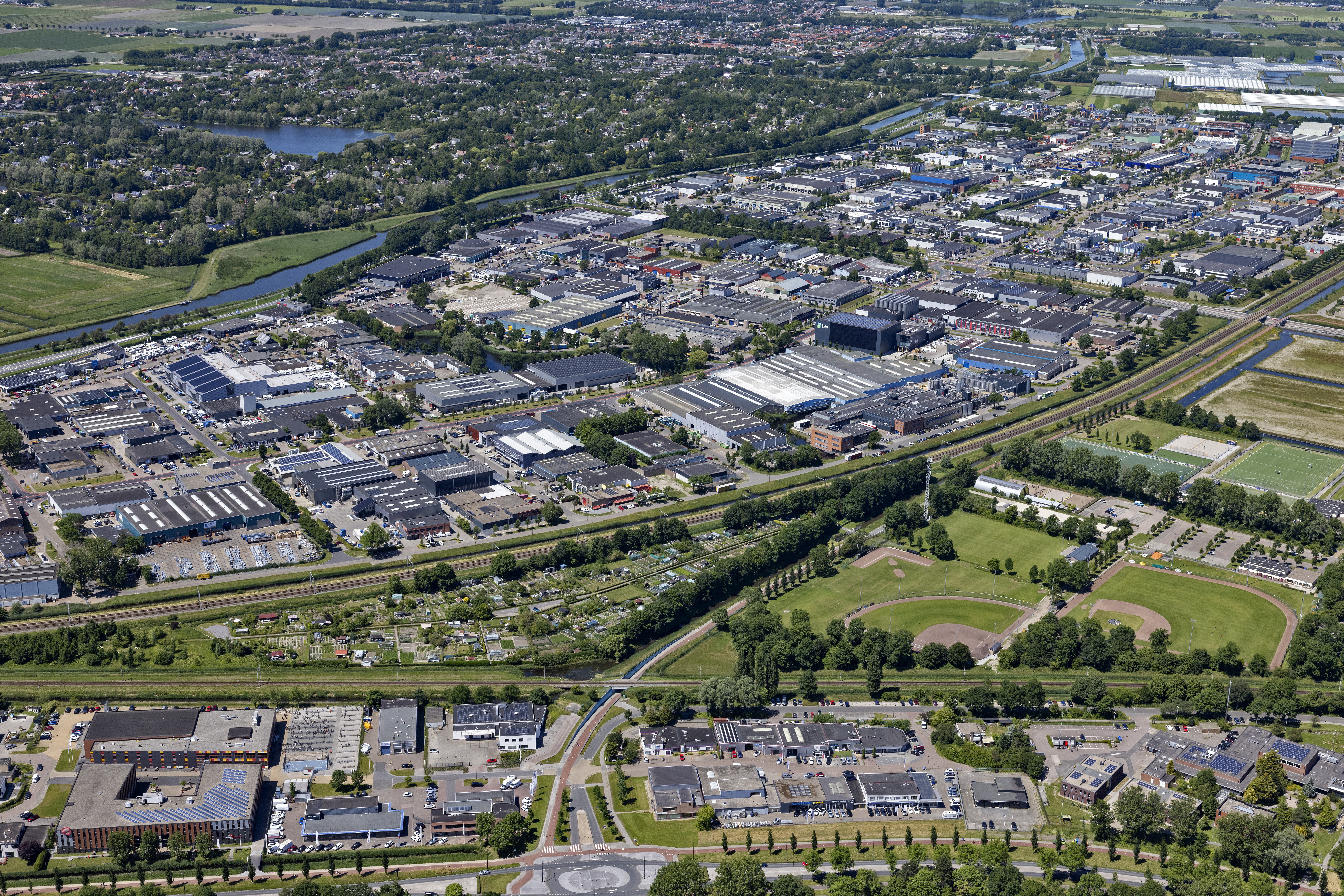 Bedrijventerrein Zandhorst in Heerhugowaard.