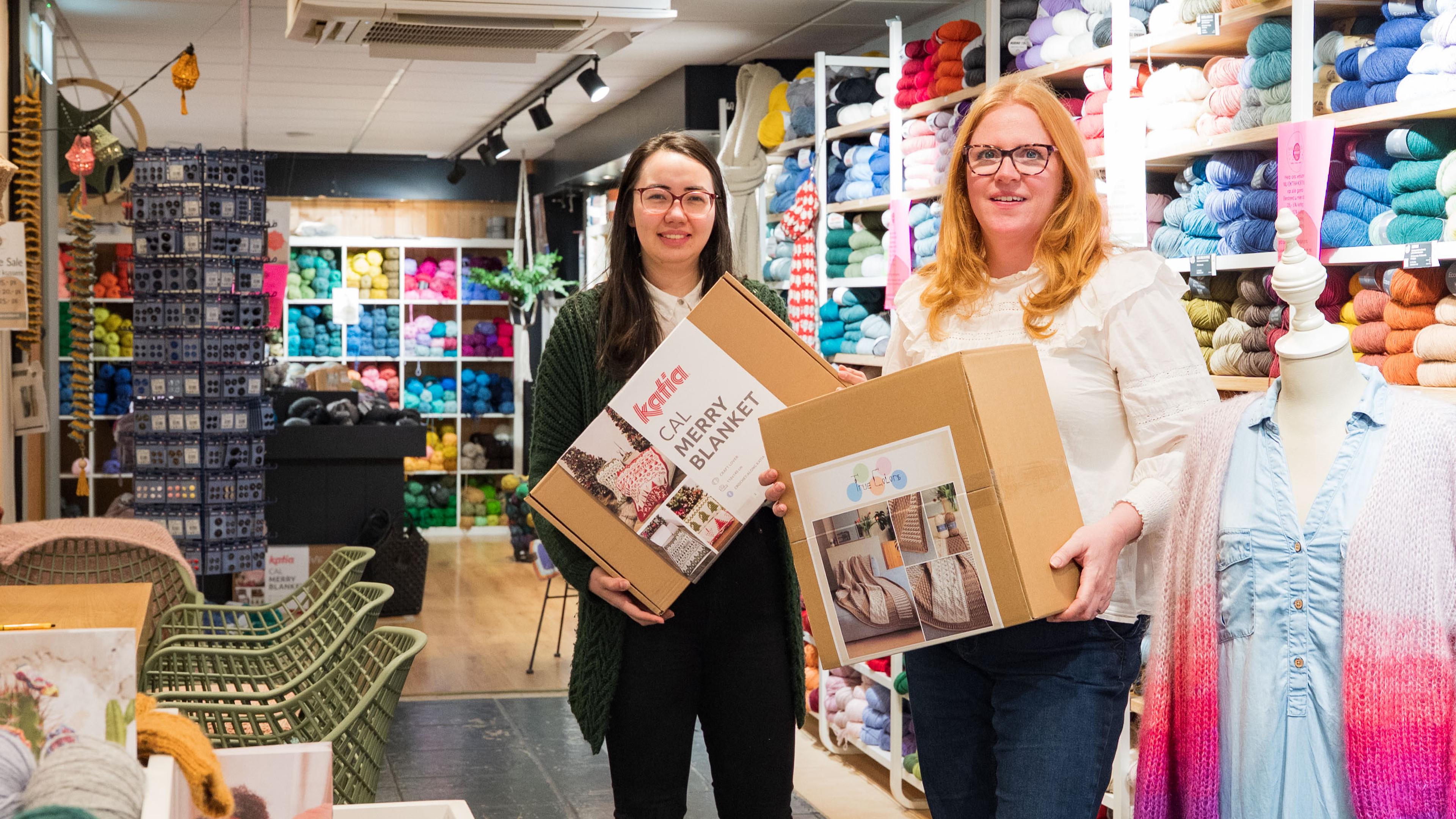 Hoornse wolwinkel ’Haak maar aan bij Sas’ breit verder in Zijdewind. ’Mensen komen toch wel naar ons