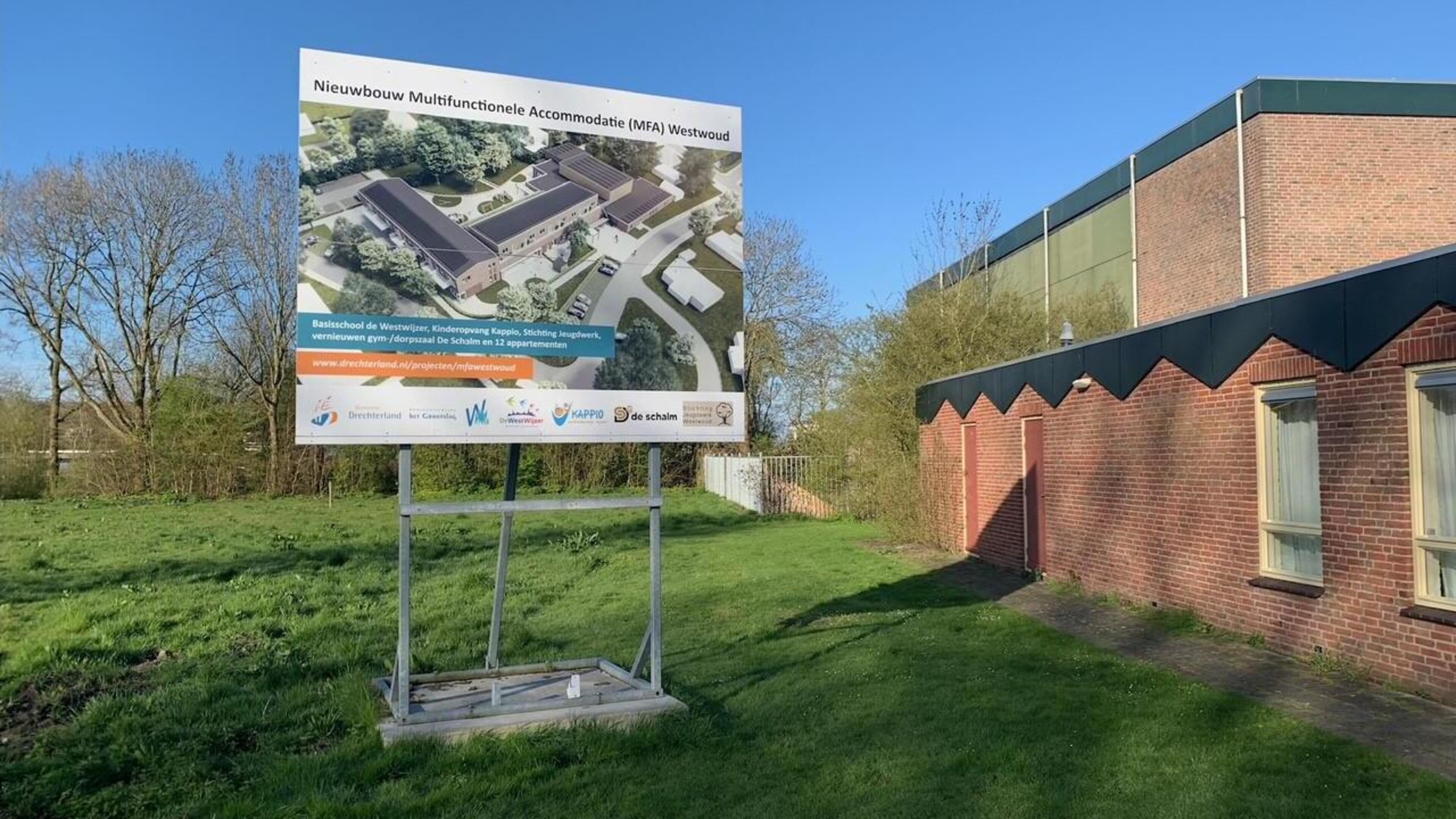 Niet één bezwaar tegen nieuwe school Westwoud. Bouw MFA achter De Schalm start mogelijk in juni