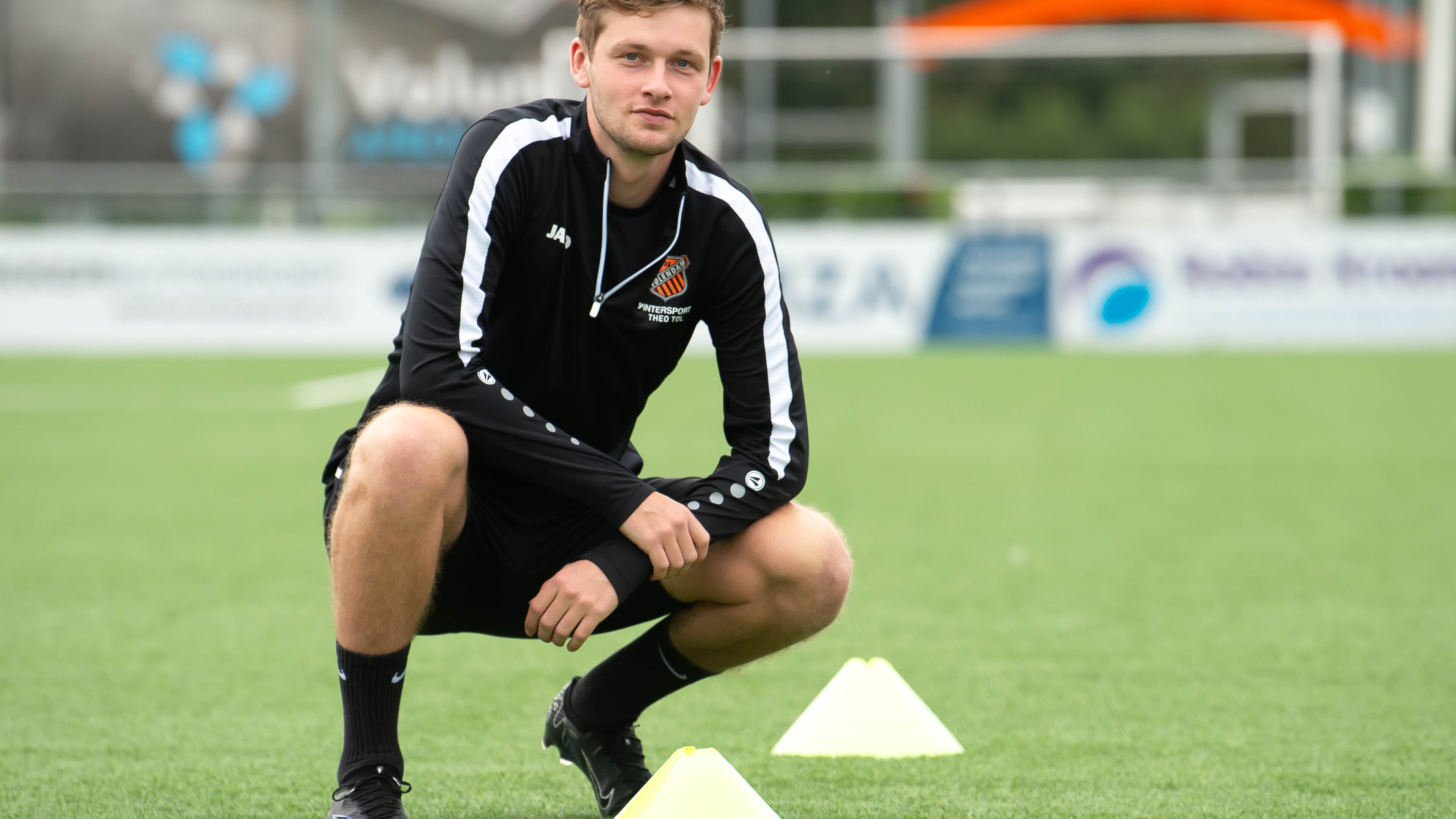 Victor van Montfort ziet RKAV Volendam als opstap voor een mogelijk profavontuur. Edammer terug op o