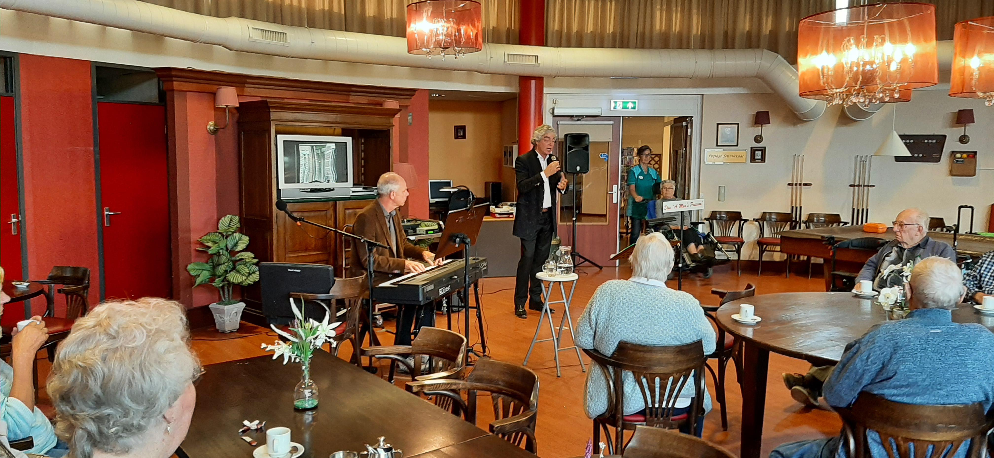Carlo Arends en Frank Hoebe in De Pianokamer Spierdijk