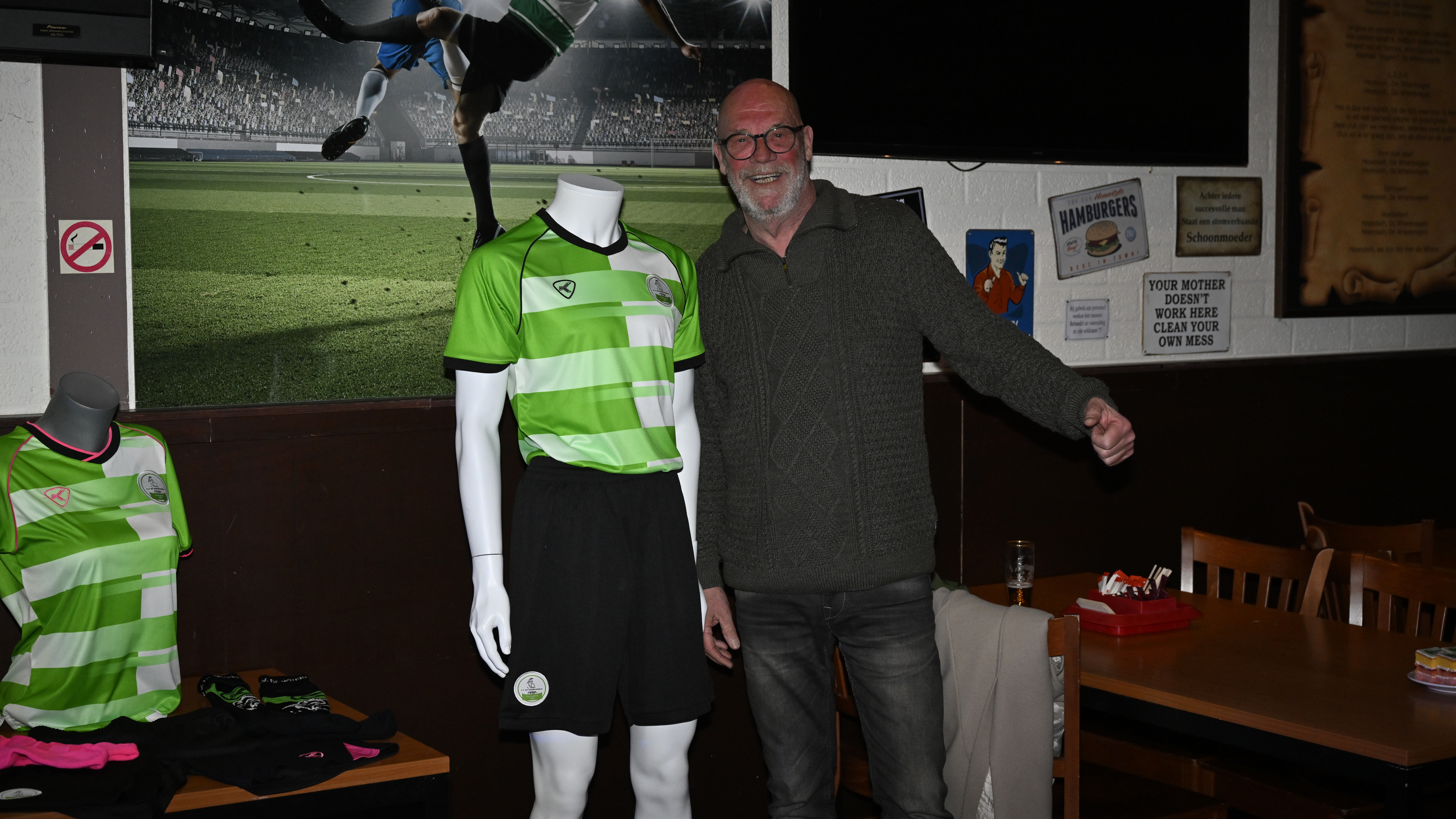 Wherevogels speelt volgend seizoen in een nieuw shirt