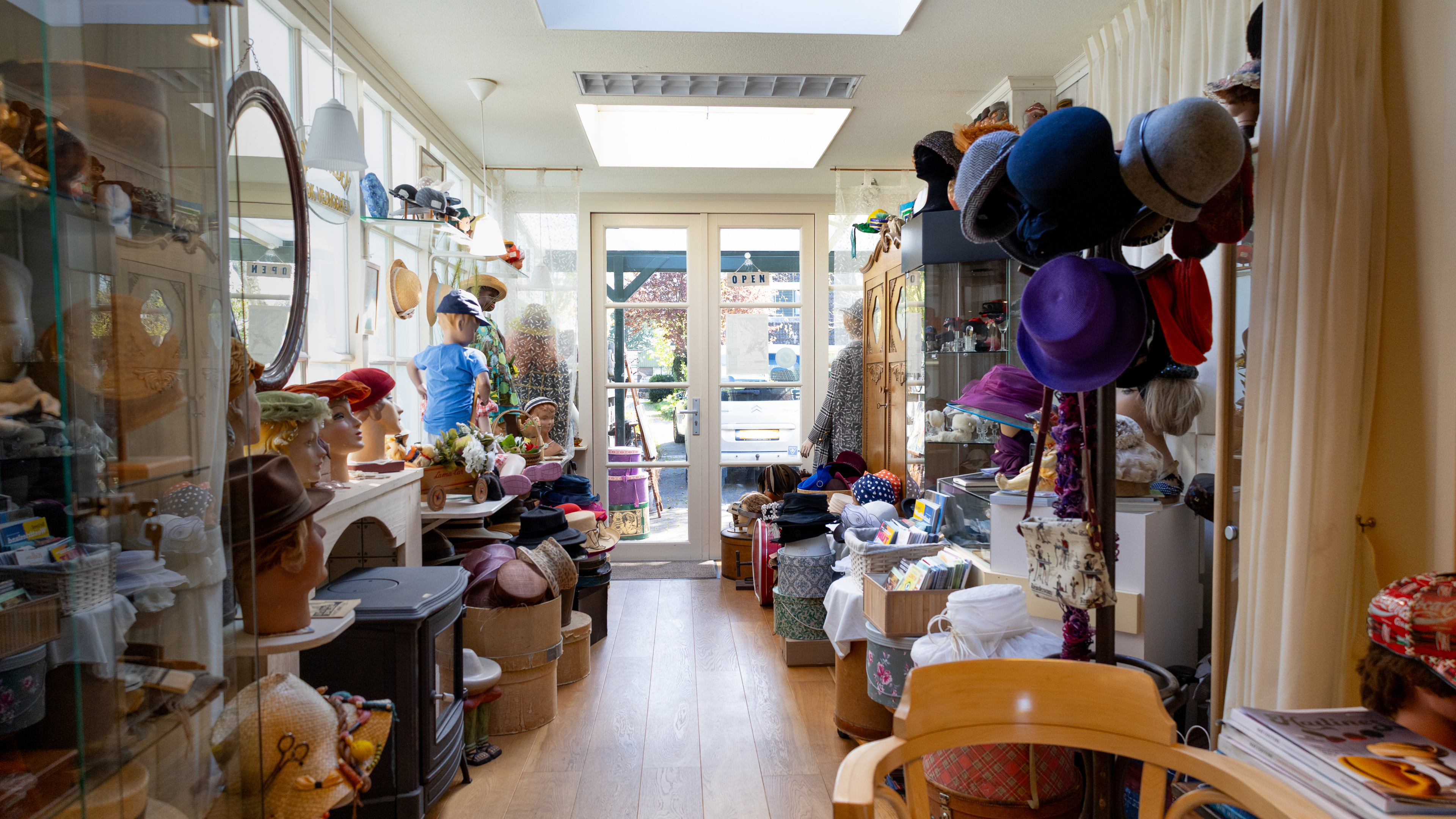 Wil Gorter’s Hat Museum started in her children's dressing-up box