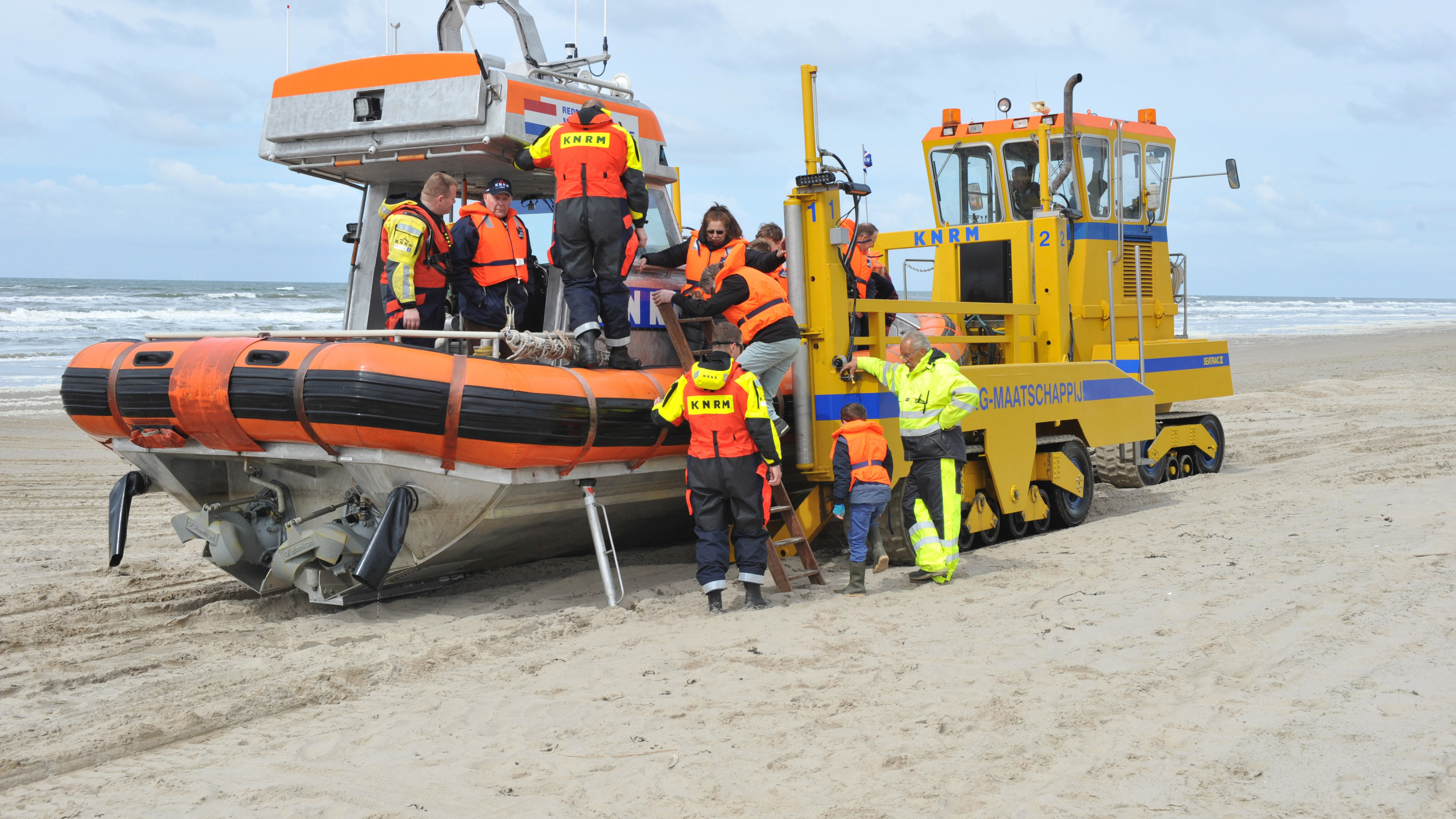 Step aboard during Lifeboat Day in Wijk aan Zee