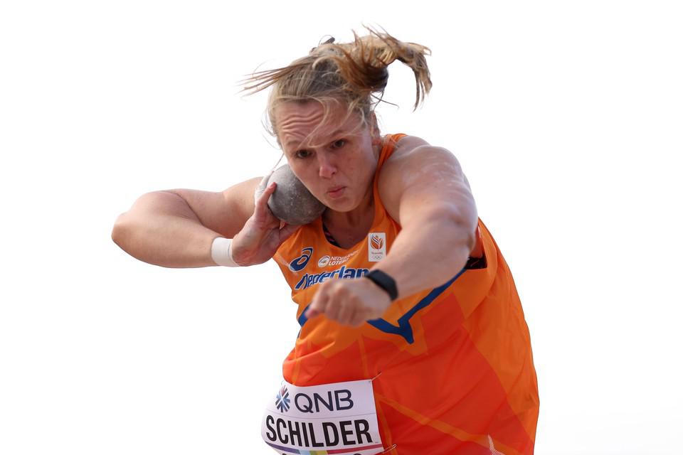 Schilder verbetert opnieuw Nederlands record kogelstoten
