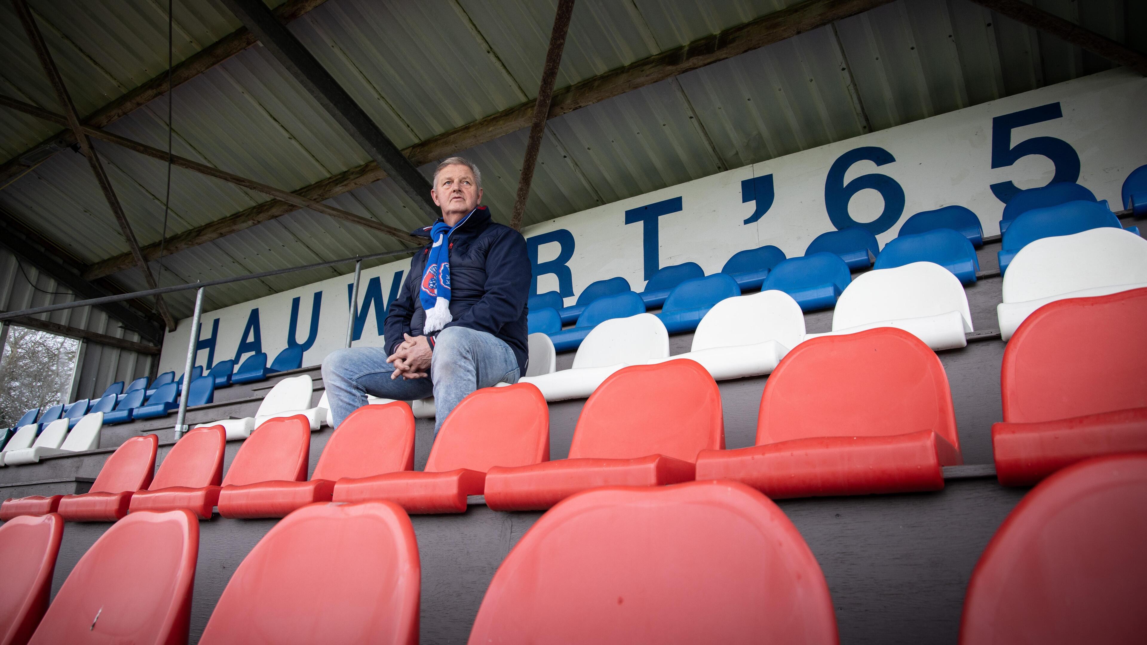 Lang kon hij de duels van Hauwert’65 niet zien, maar die schade haalt voormalig horecaman Thijs Rust