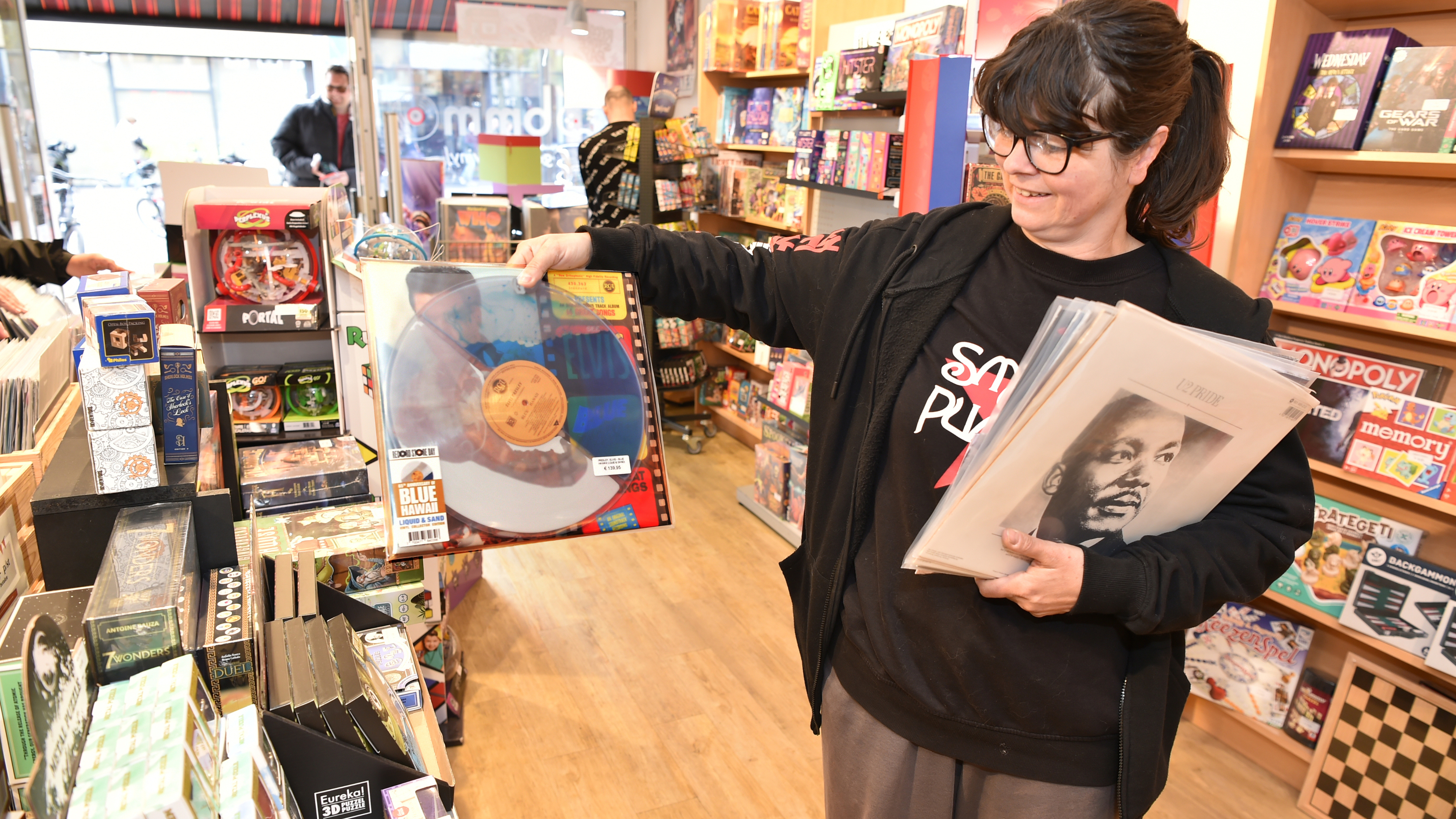 Many more young people, I'm happy about that