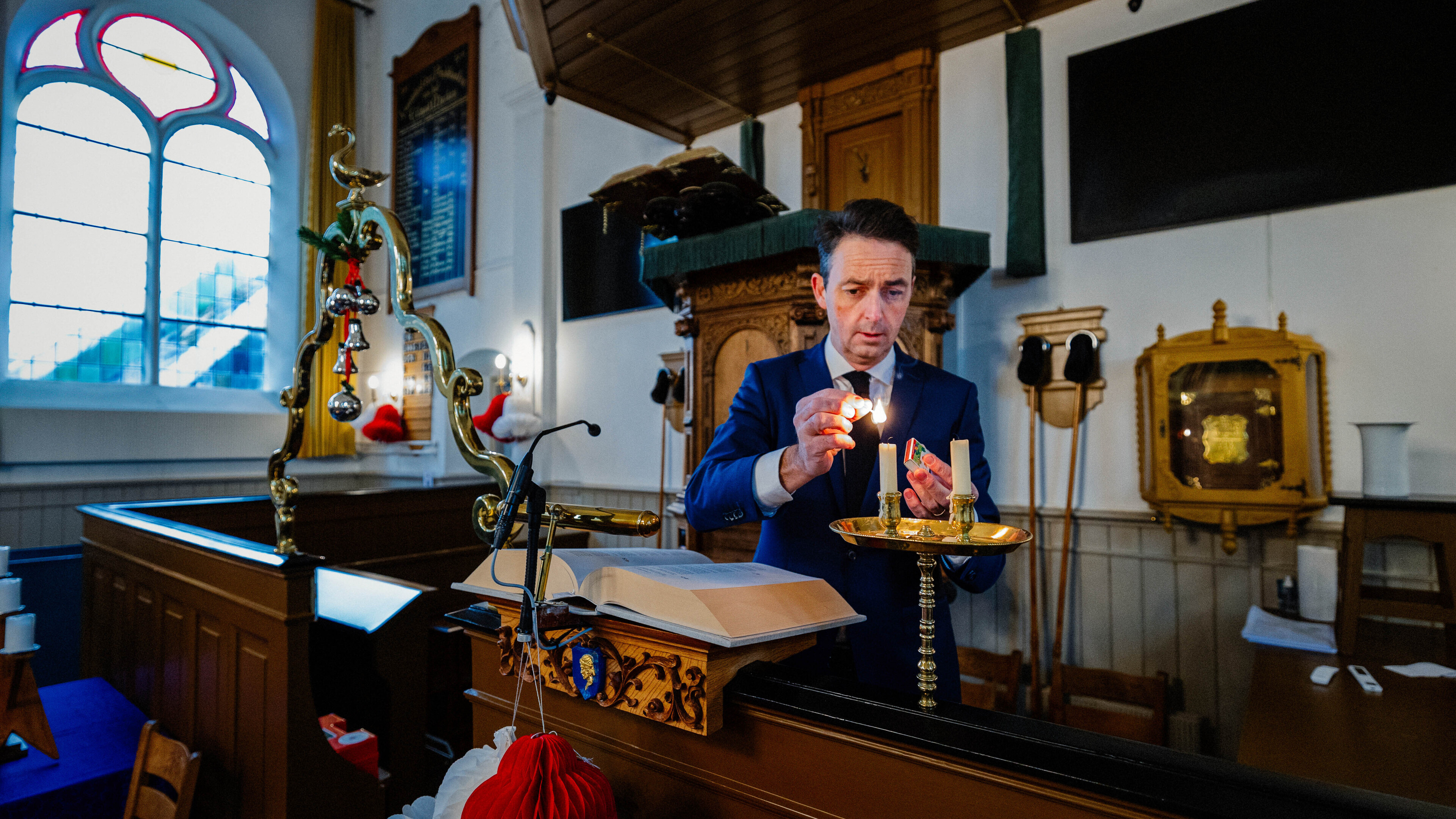 Dominee Huib Klink neemt afscheid van wekelijkse kerkdiensten op Marken