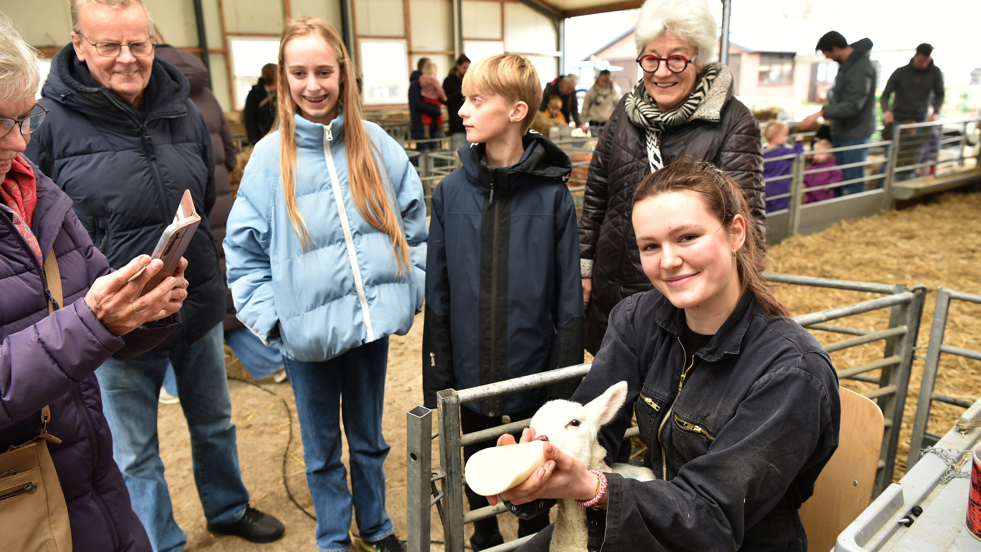 Watching lambs at the Twisk family in Bakkum. Ben and Mirjam have been married for 56 years and now go out to dinner with a different feeling: ‘Preferably something vegetarian’