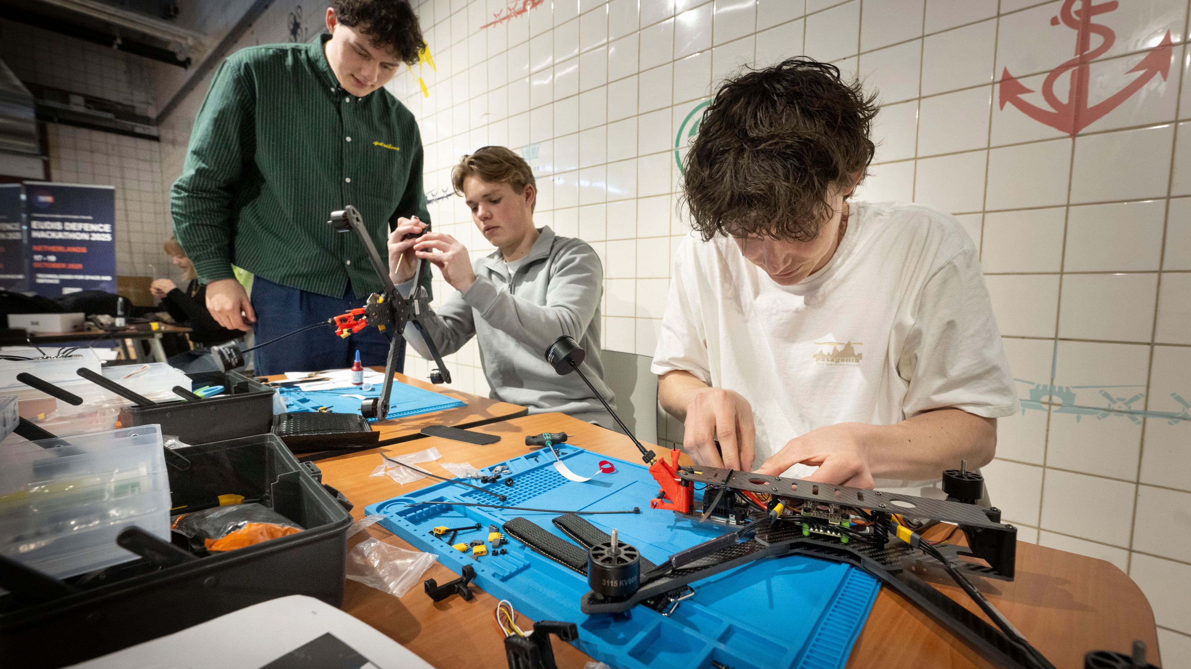 Assembling the drones that blast Russian aircraft out of the sky: ‘We’re here to make weapons, right?’