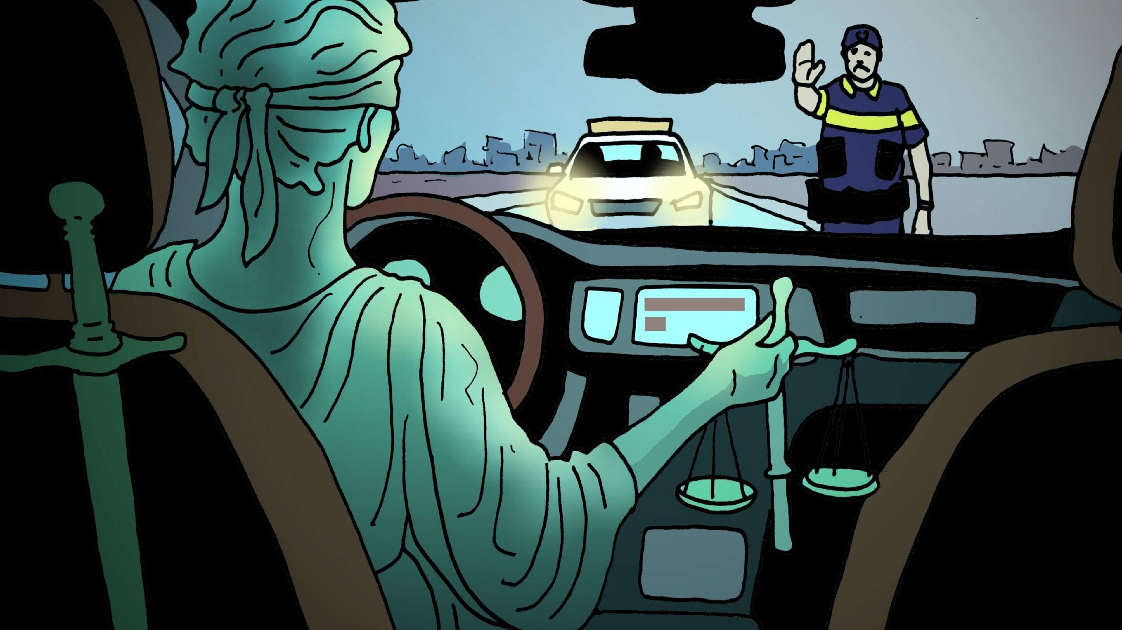 113 km/h through a built-up area; Suspect: 'It won't win any beauty prizes'