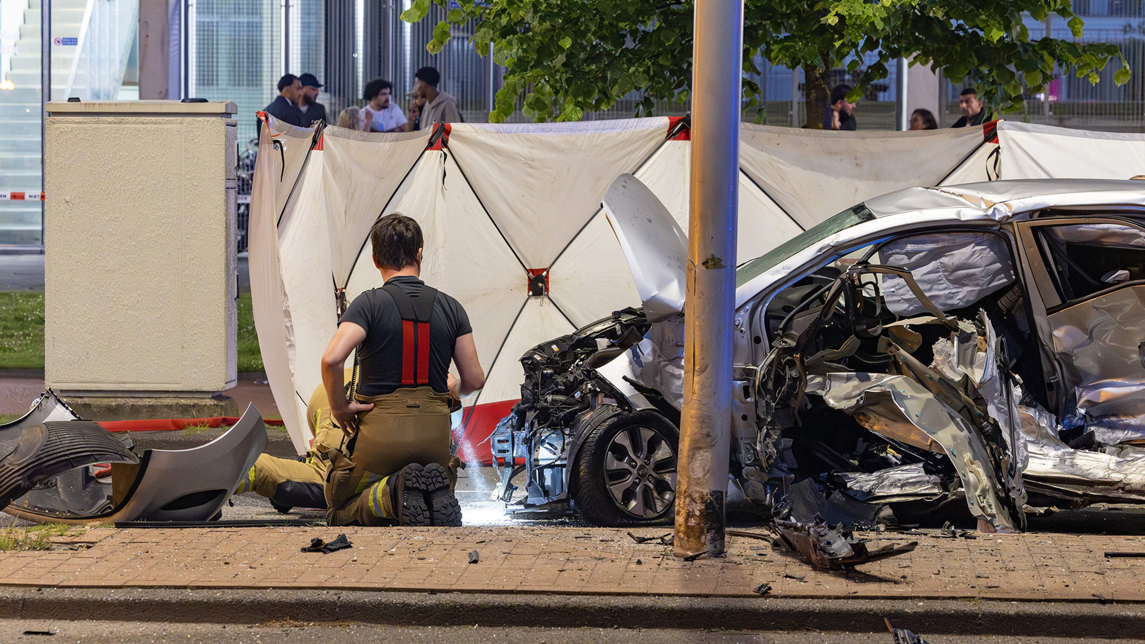 Person seriously injured in serious collision in Beverwijk